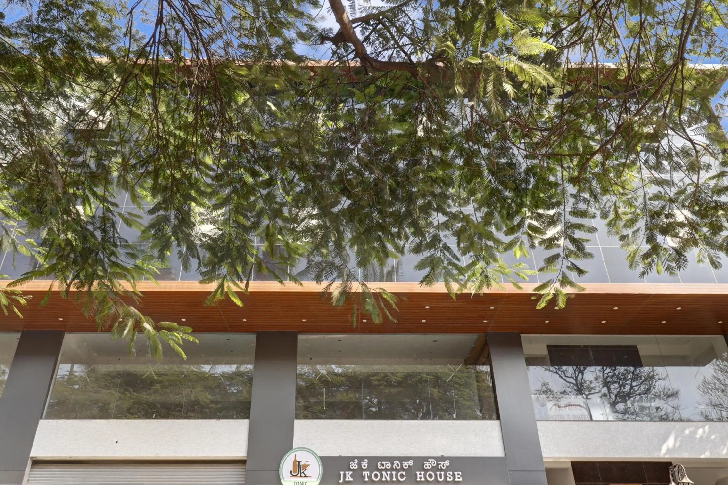 Facade/entrance in Hotel O J.K. Suites & Rooms