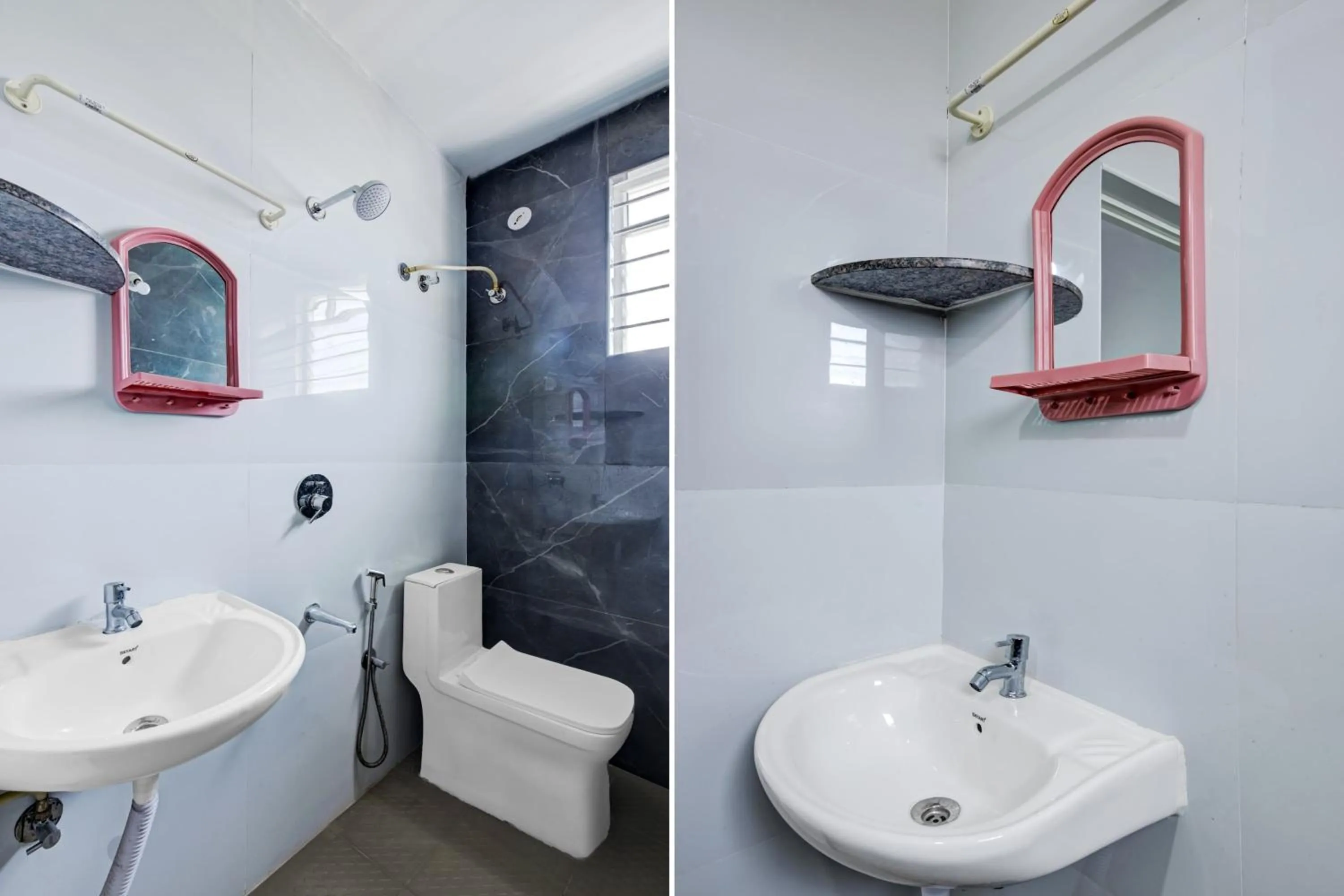 Bathroom in Collection O Sapthagiri Inn