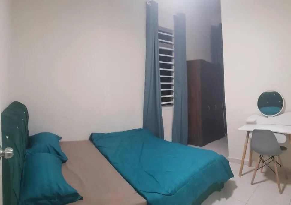 Photo of the whole room, Bed in Teratak Teratai Homestay- Corner