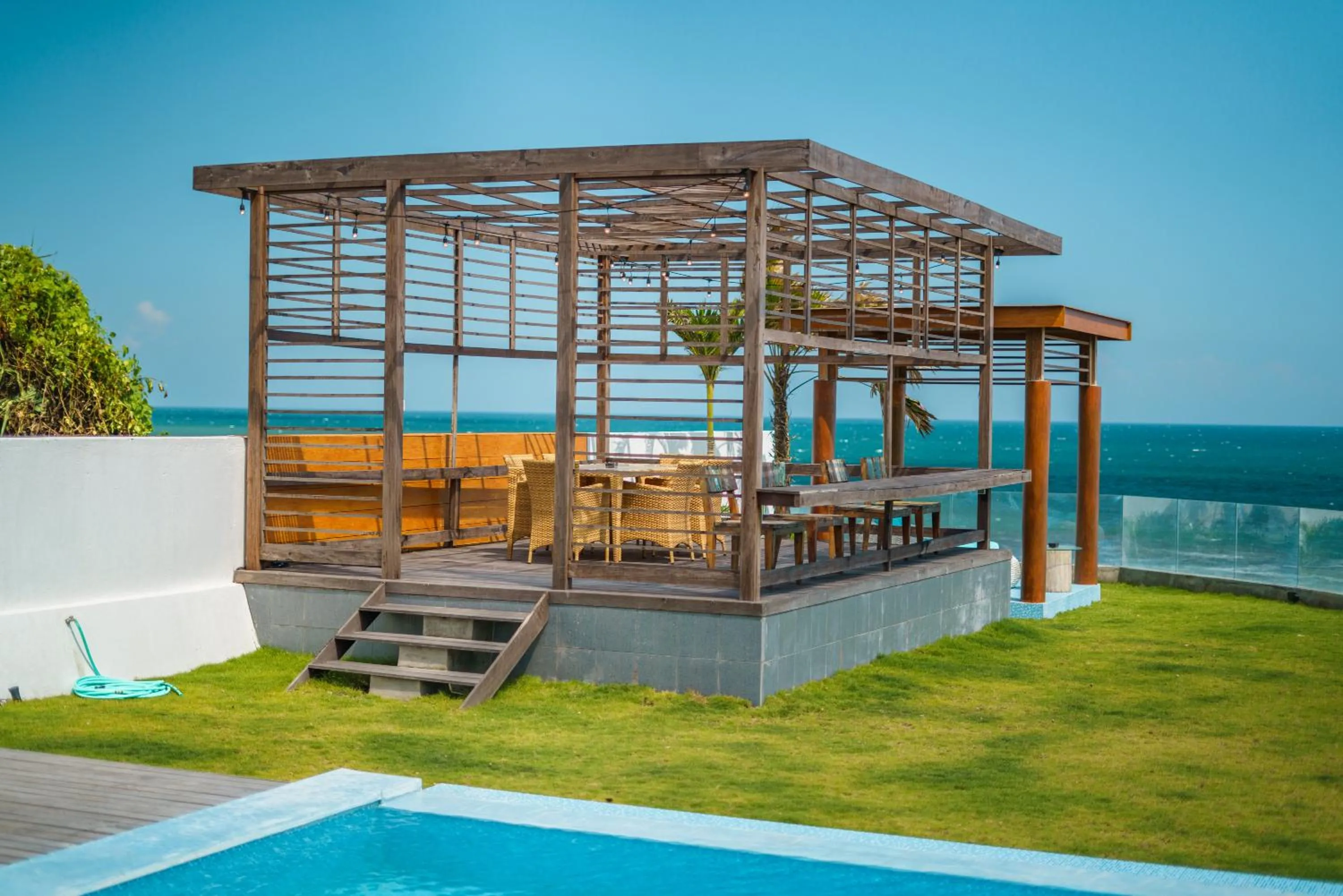 Patio in Abian Kapas Beach House