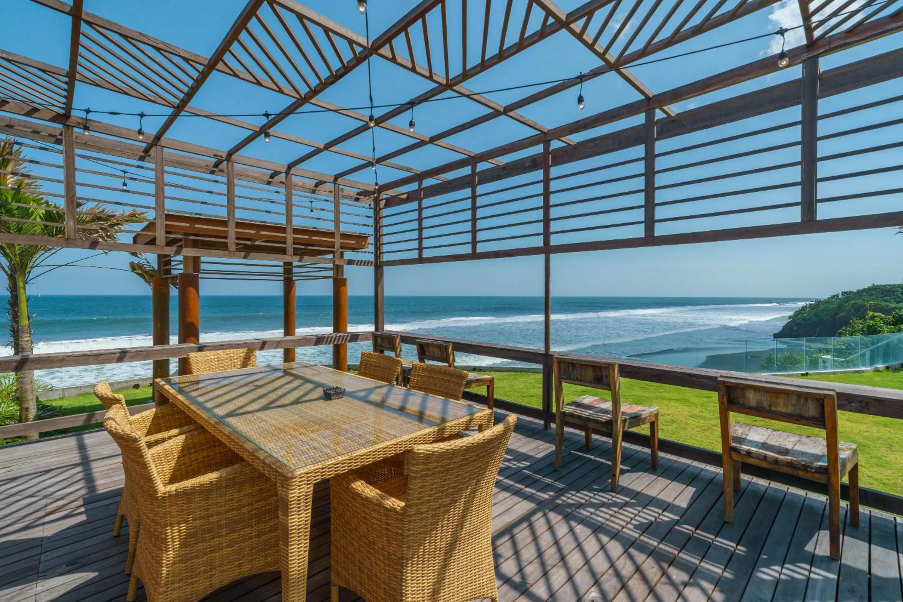 Patio in Abian Kapas Beach House