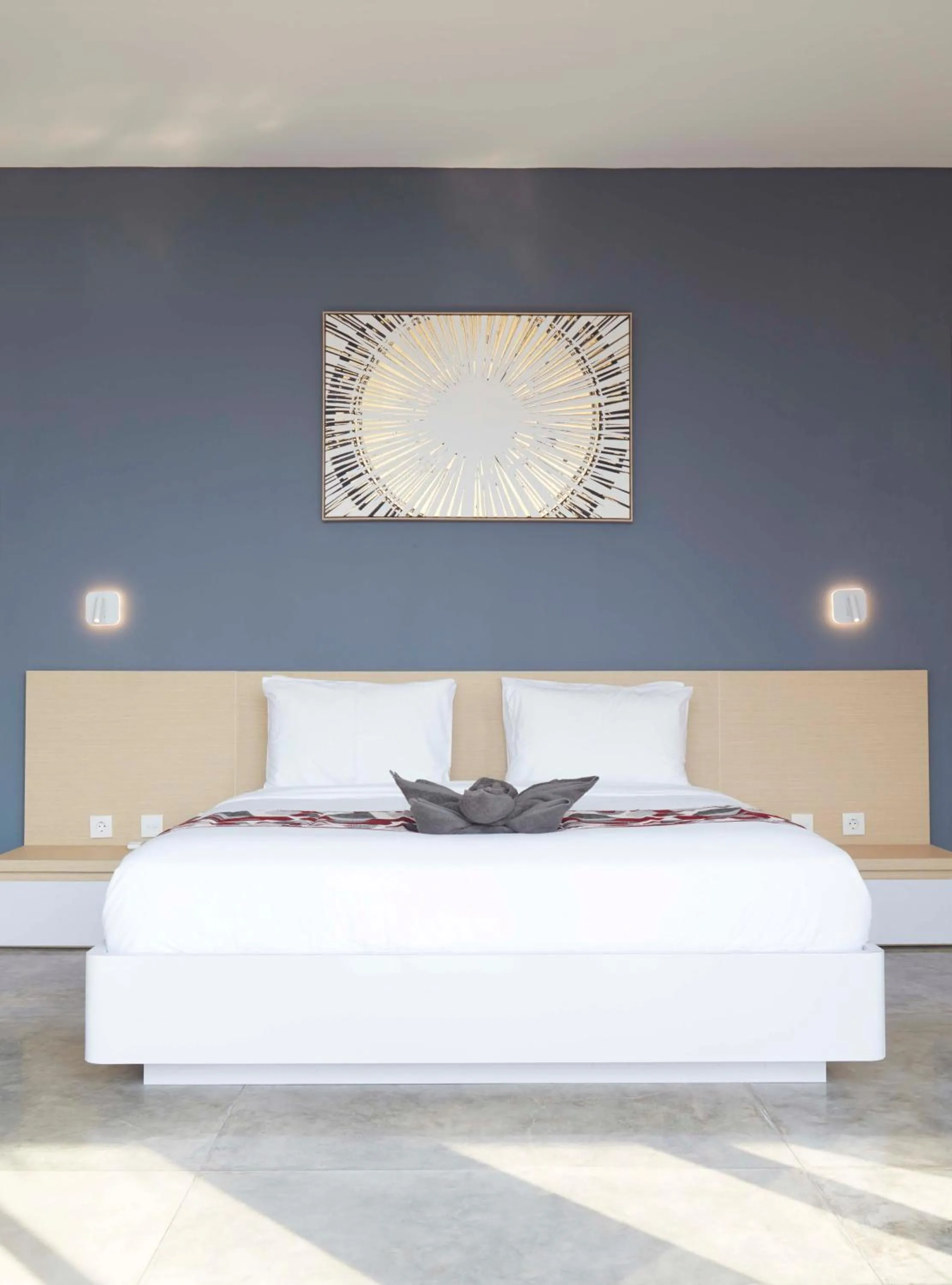 Bed in Abian Kapas Beach House
