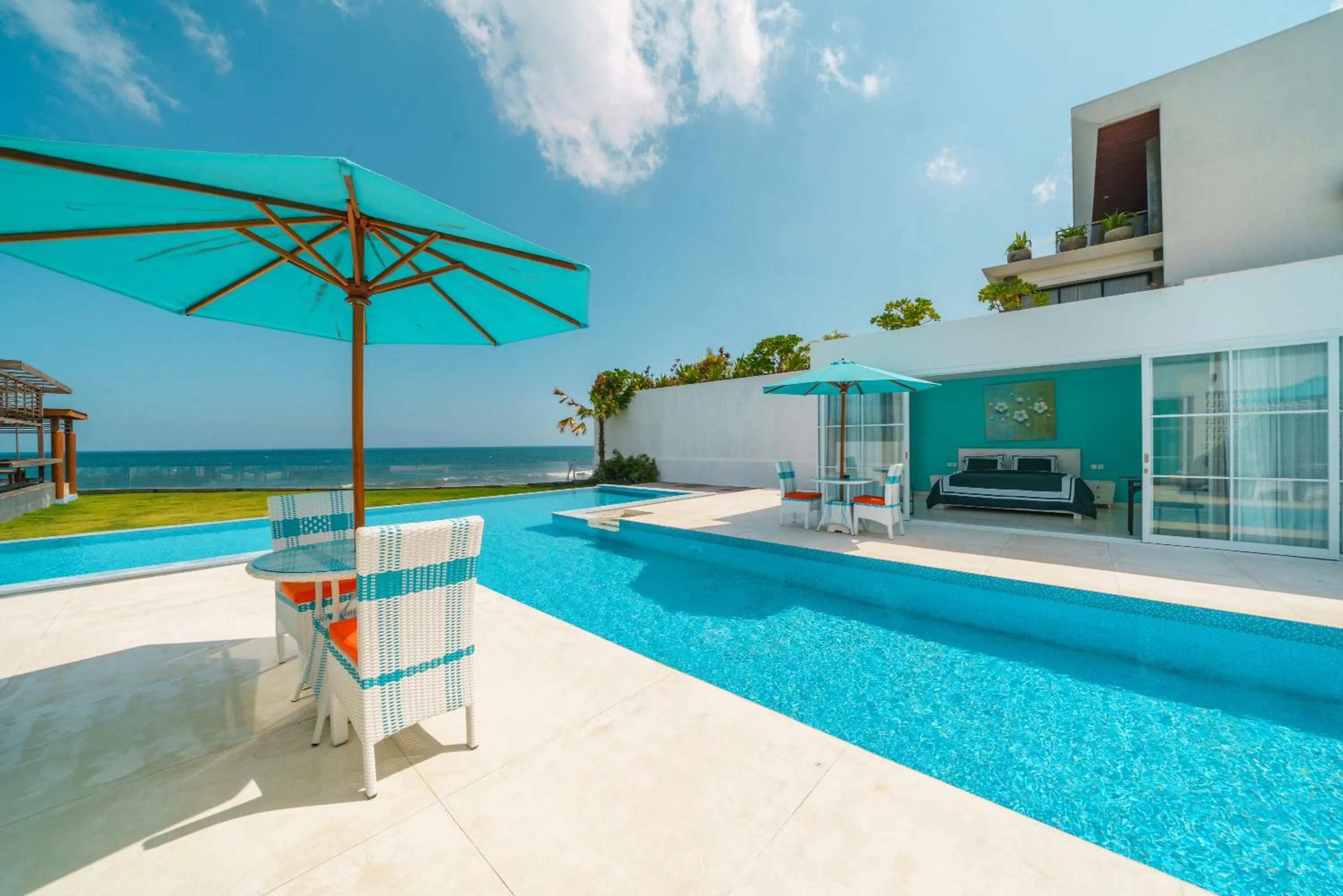 Patio in Abian Kapas Beach House