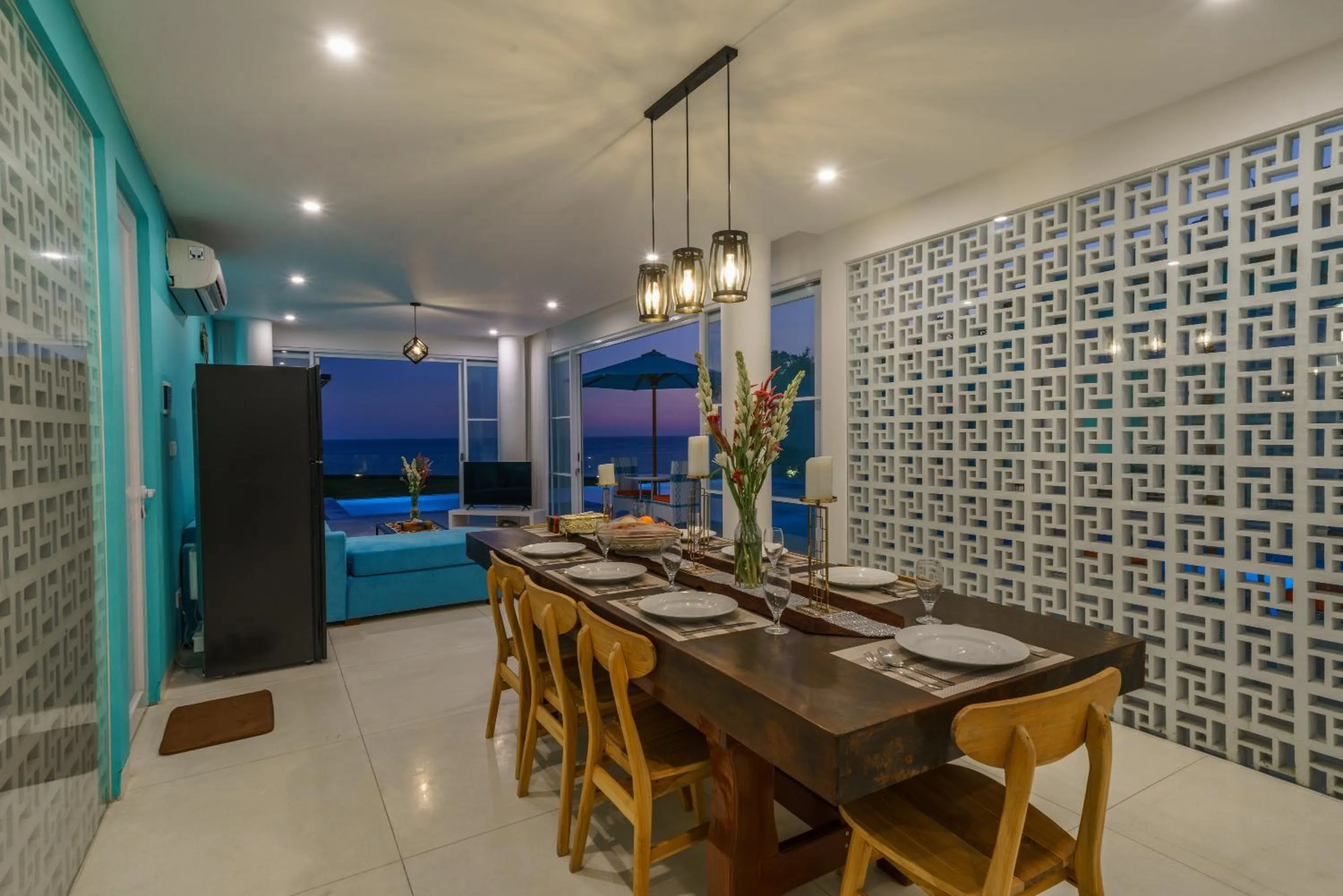 Dining area in Abian Kapas Beach House