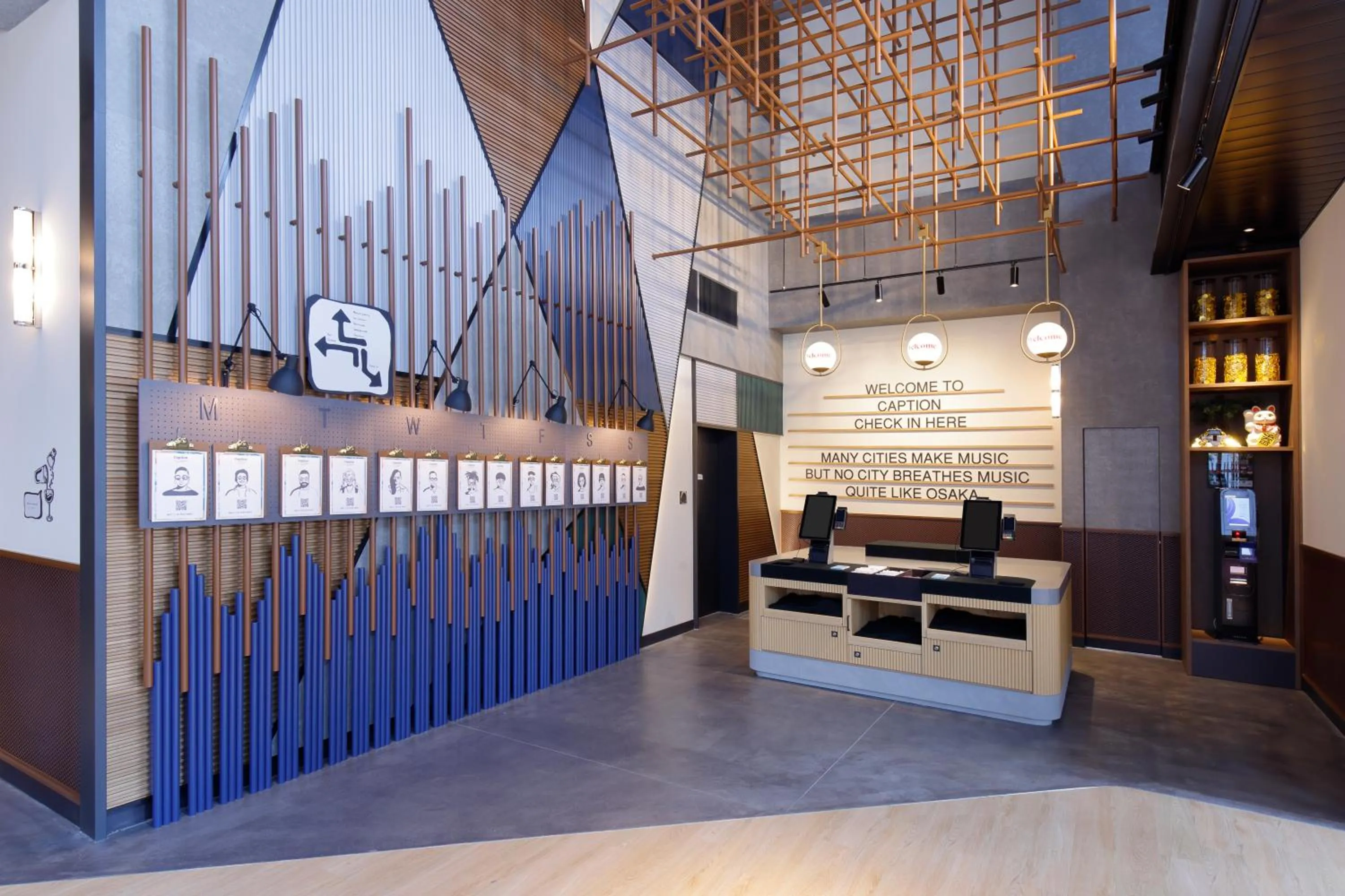 Lobby or reception in Caption by Hyatt Namba Osaka