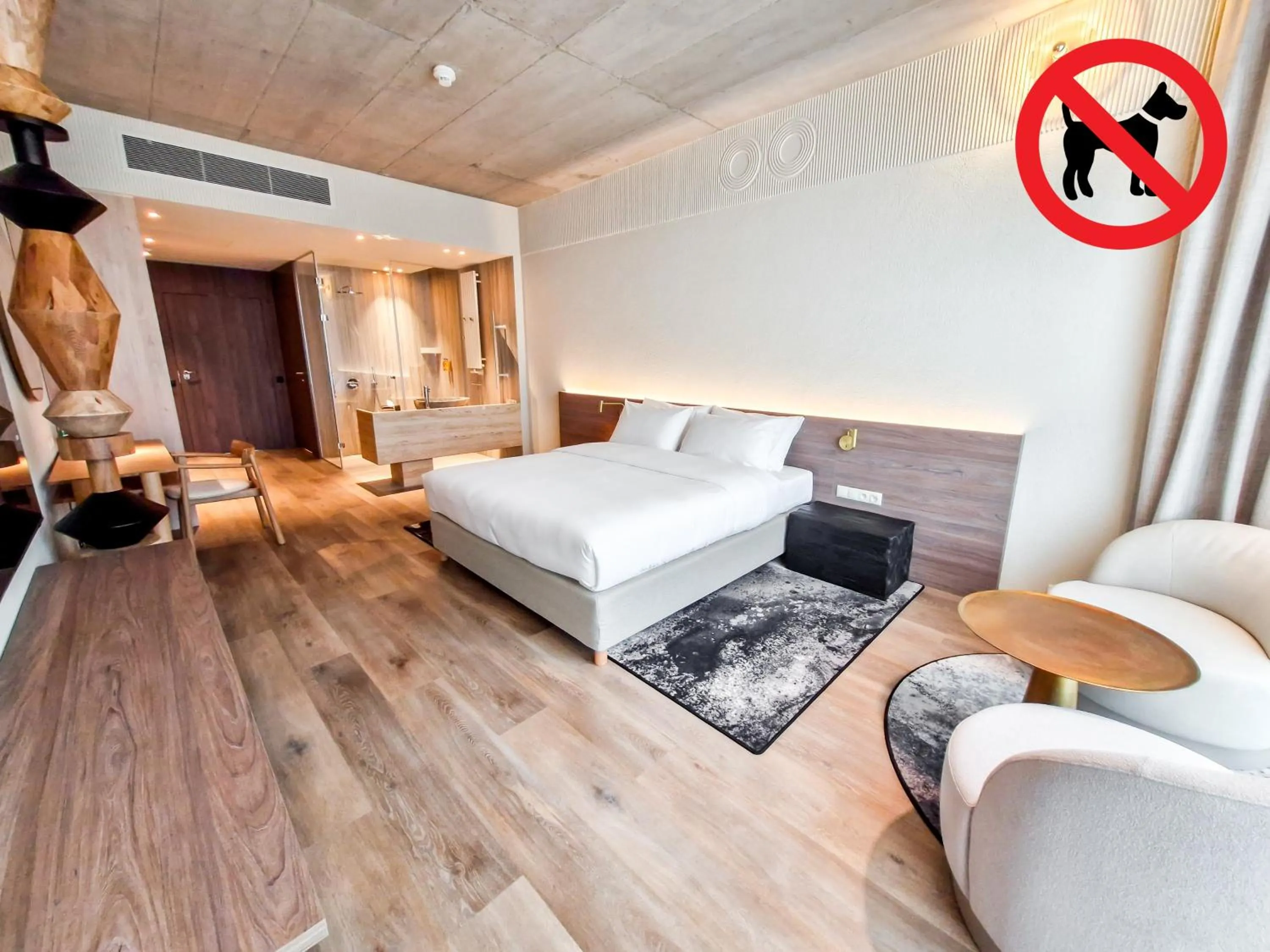 Bed in Hotel GLAR Conference & SPA