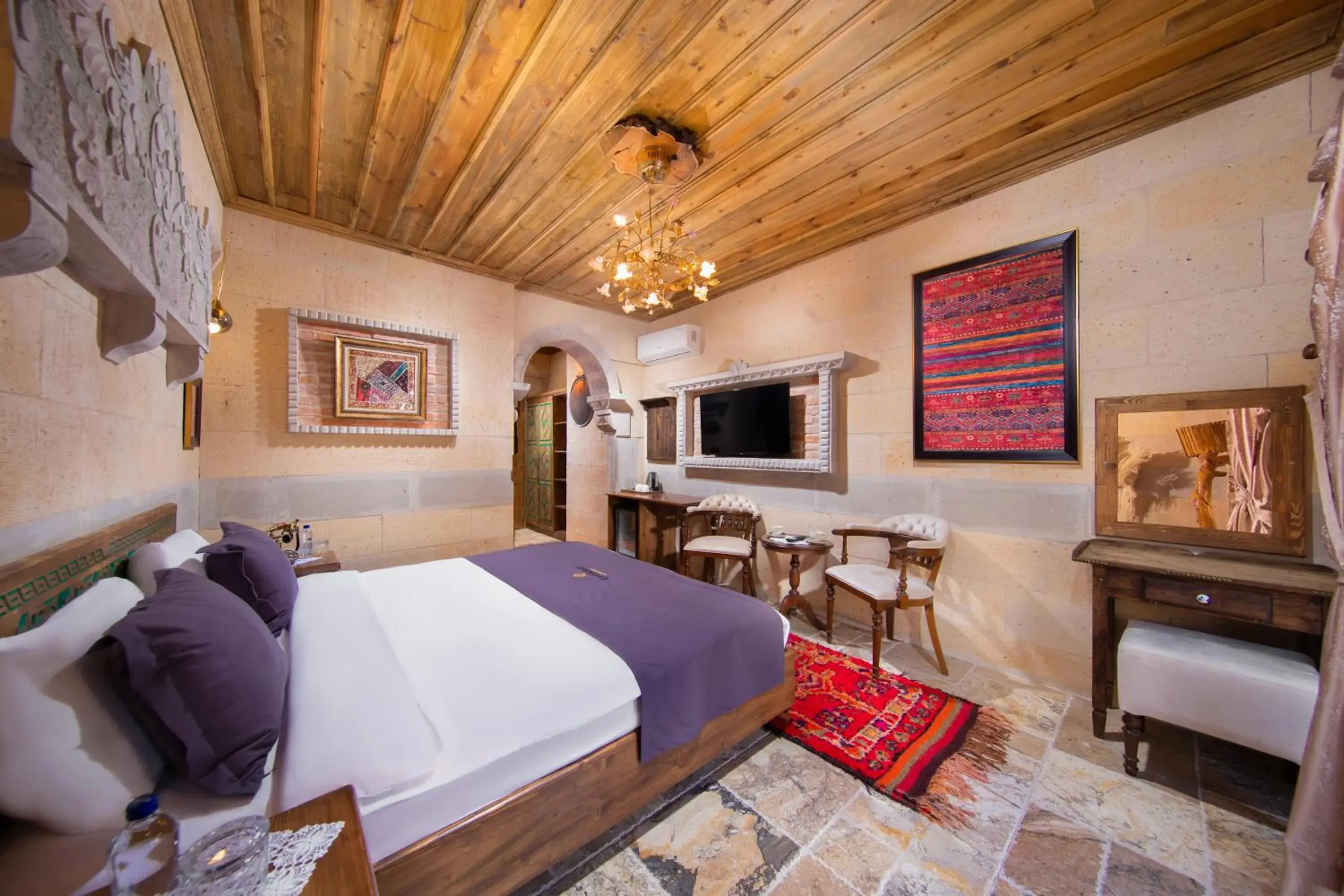 Living room, Bed in Cappadocia Chiaro Living room, Bed in Cappadocia Chiaro