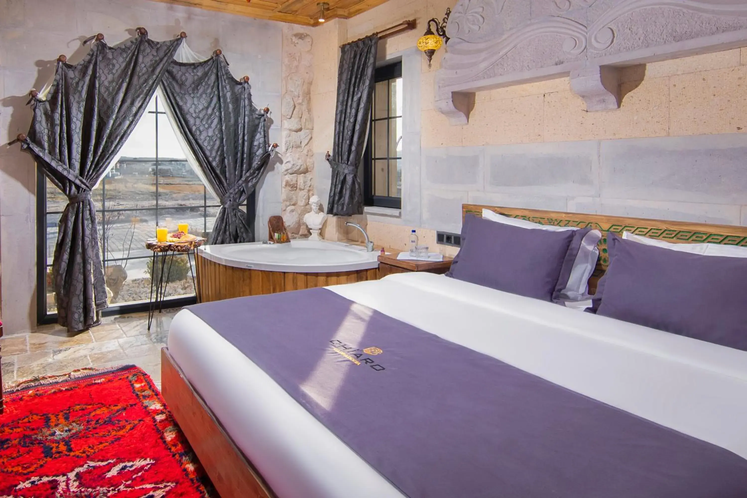 Natural landscape, Bed in Cappadocia Chiaro Natural landscape, Bed in Cappadocia Chiaro