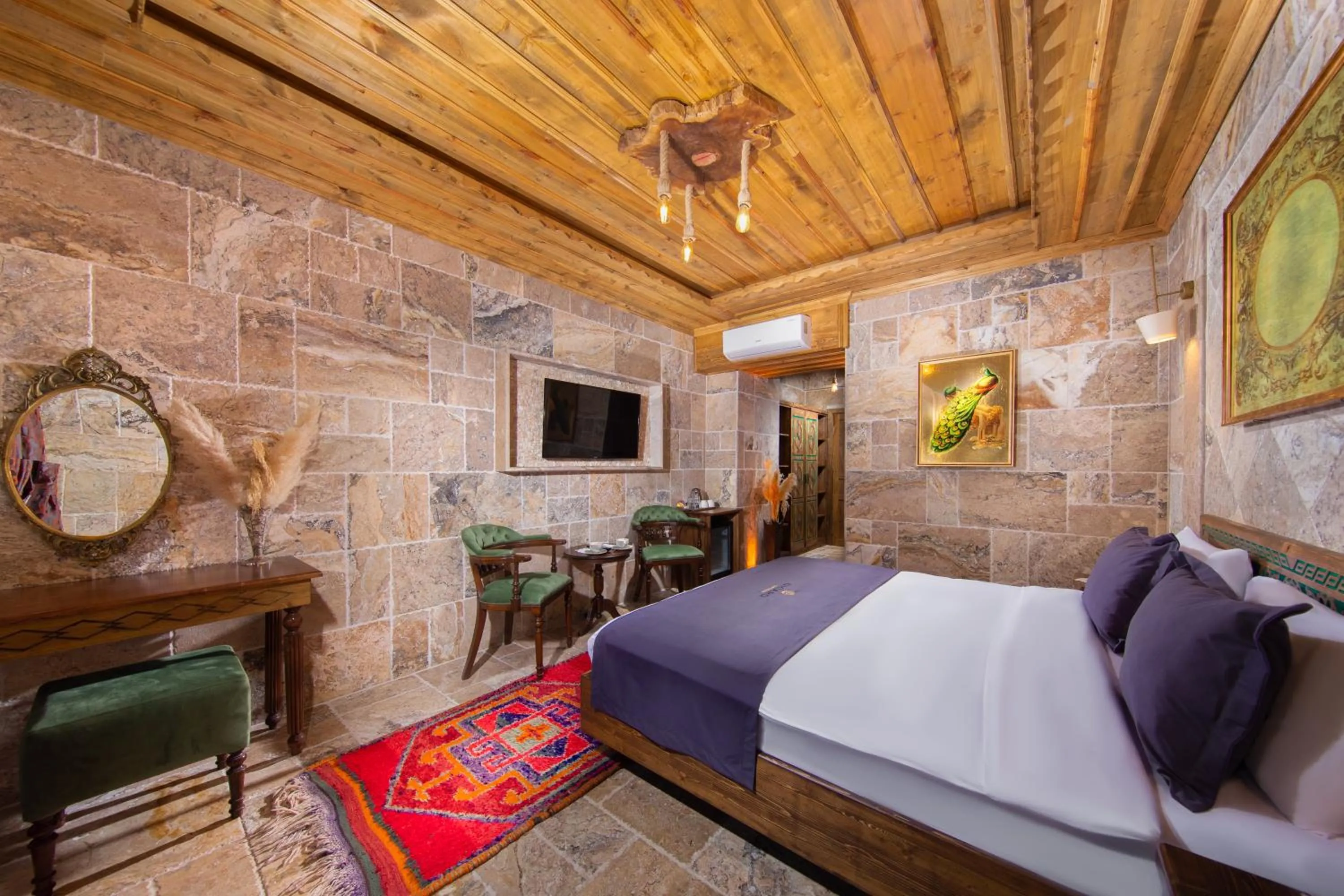 Living room, Bed in Cappadocia Chiaro
