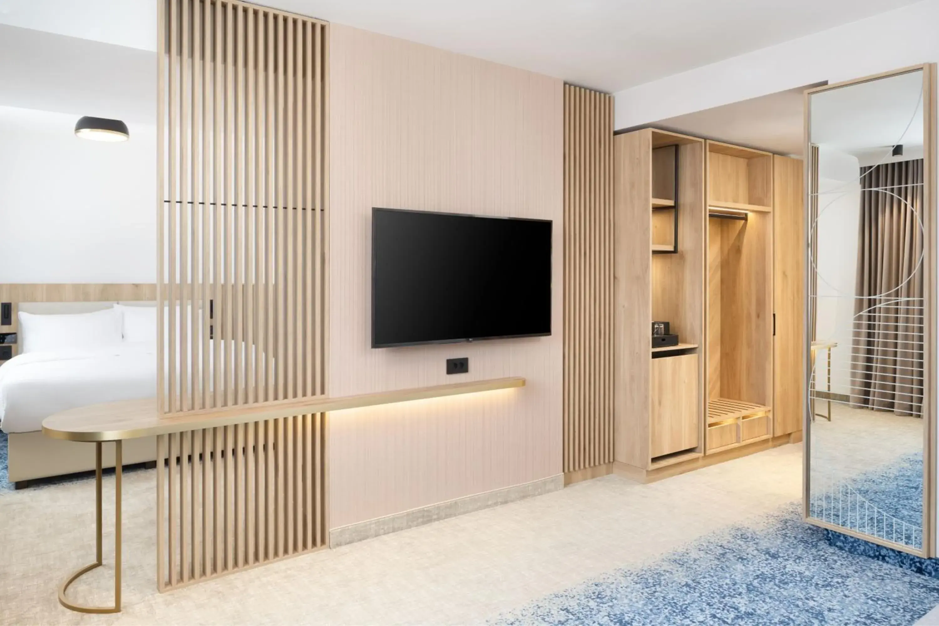 Bedroom, Bed in Courtyard by Marriott Cluj - Napoca Downtown Bedroom, Bed in Courtyard by Marriott Cluj - Napoca Downtown