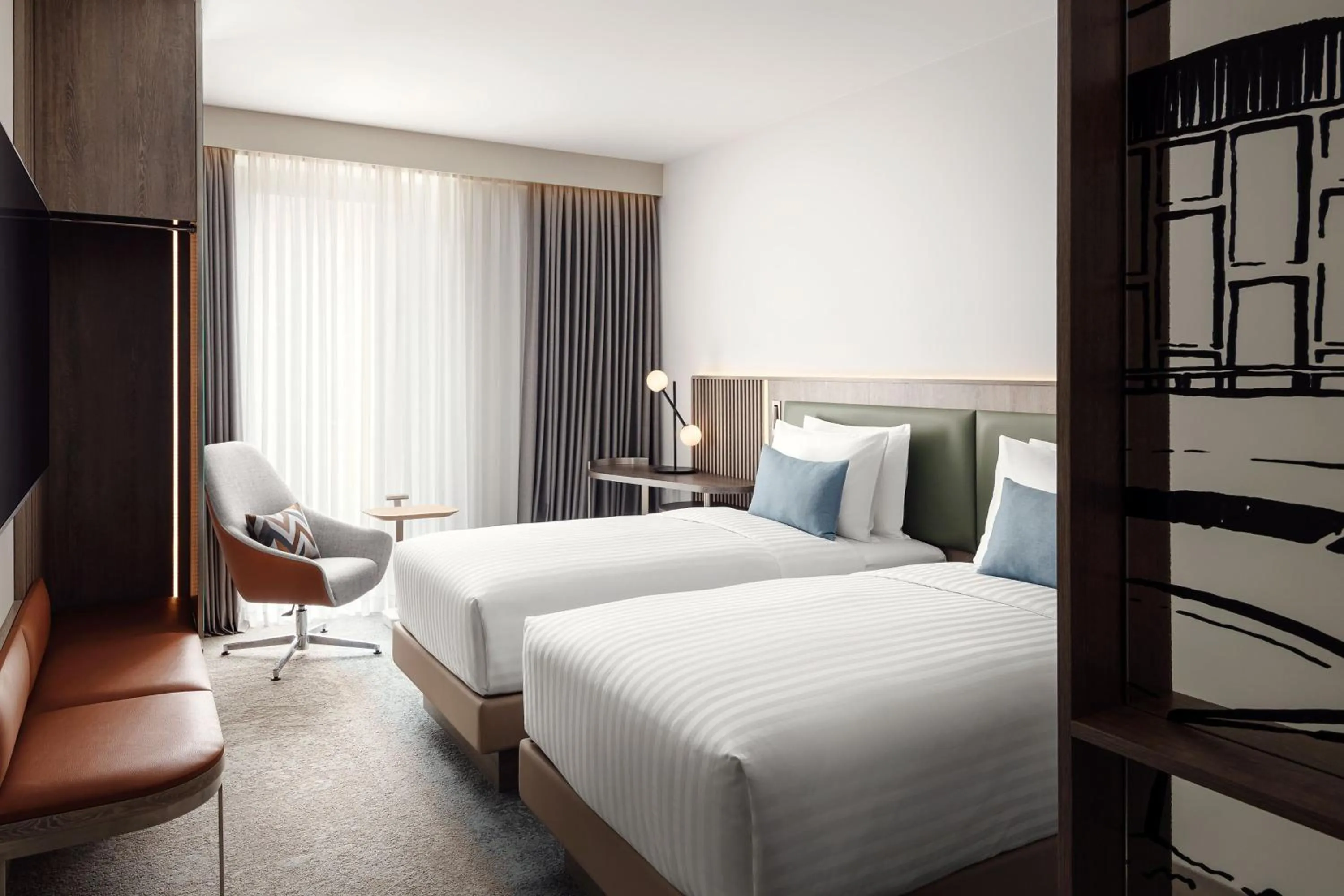 Photo of the whole room, Bed in Courtyard by Marriott Yerevan