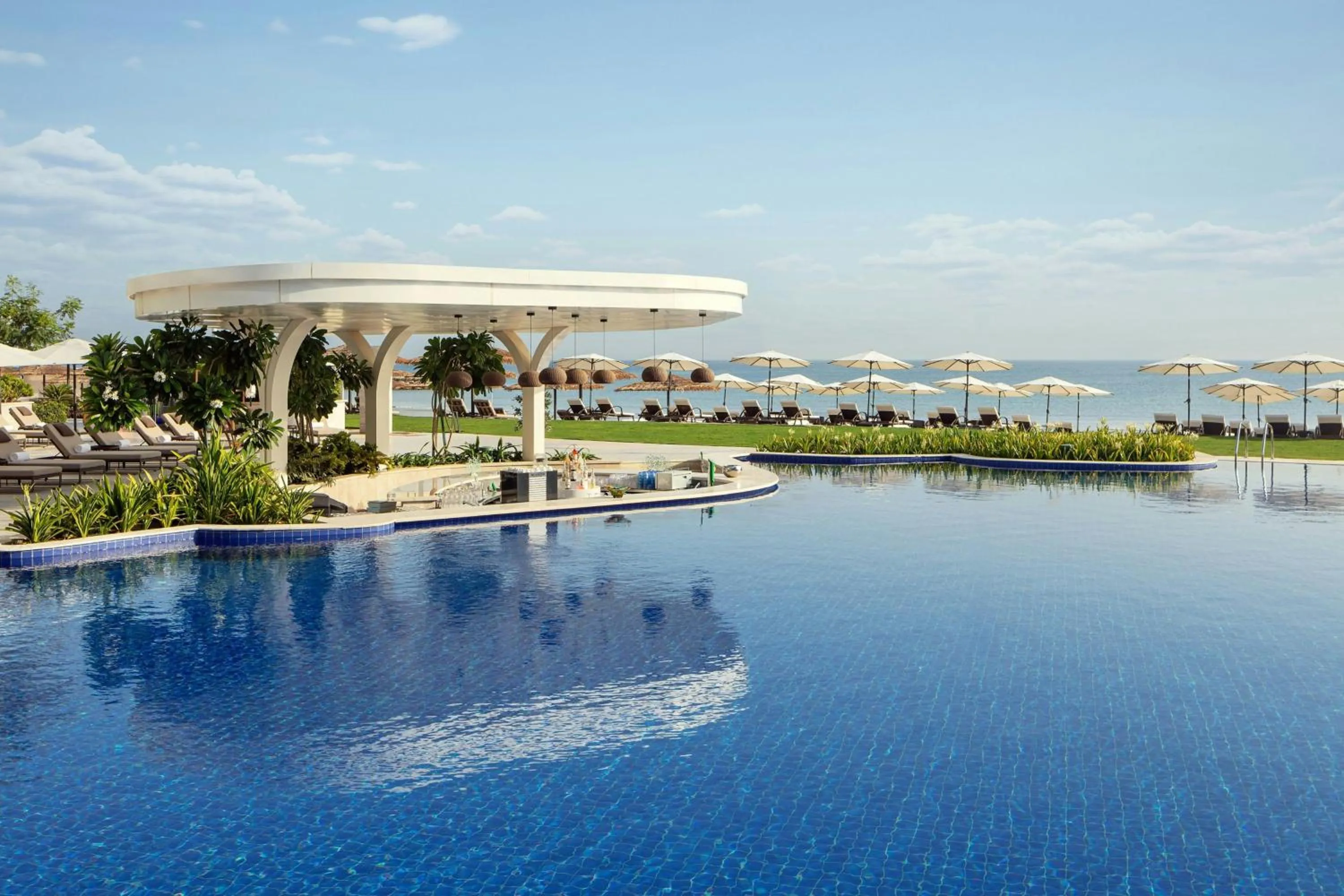 Swimming pool in The St. Regis Al Mouj Muscat Resort