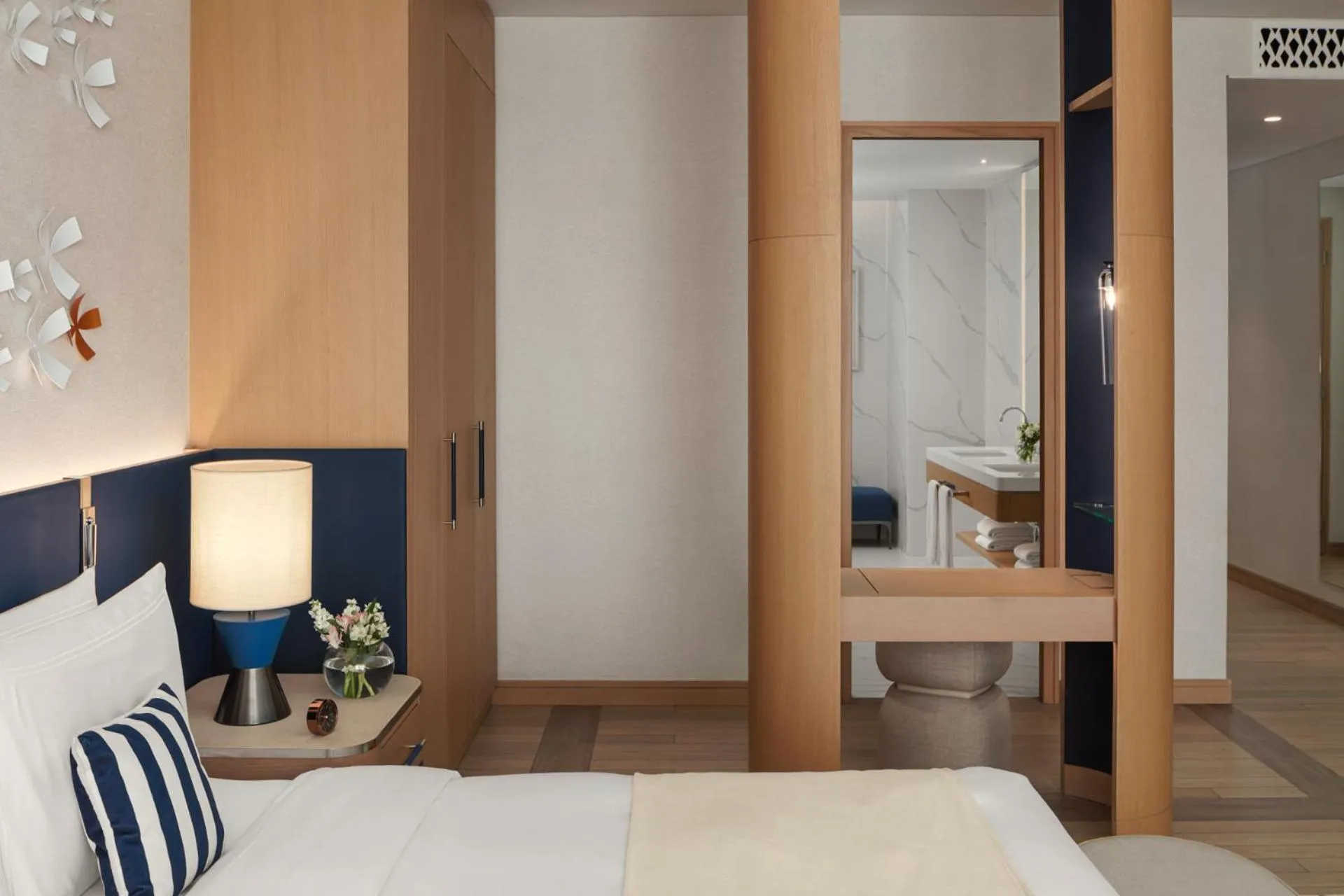 Decorative detail, Bed in The St. Regis Al Mouj Muscat Resort