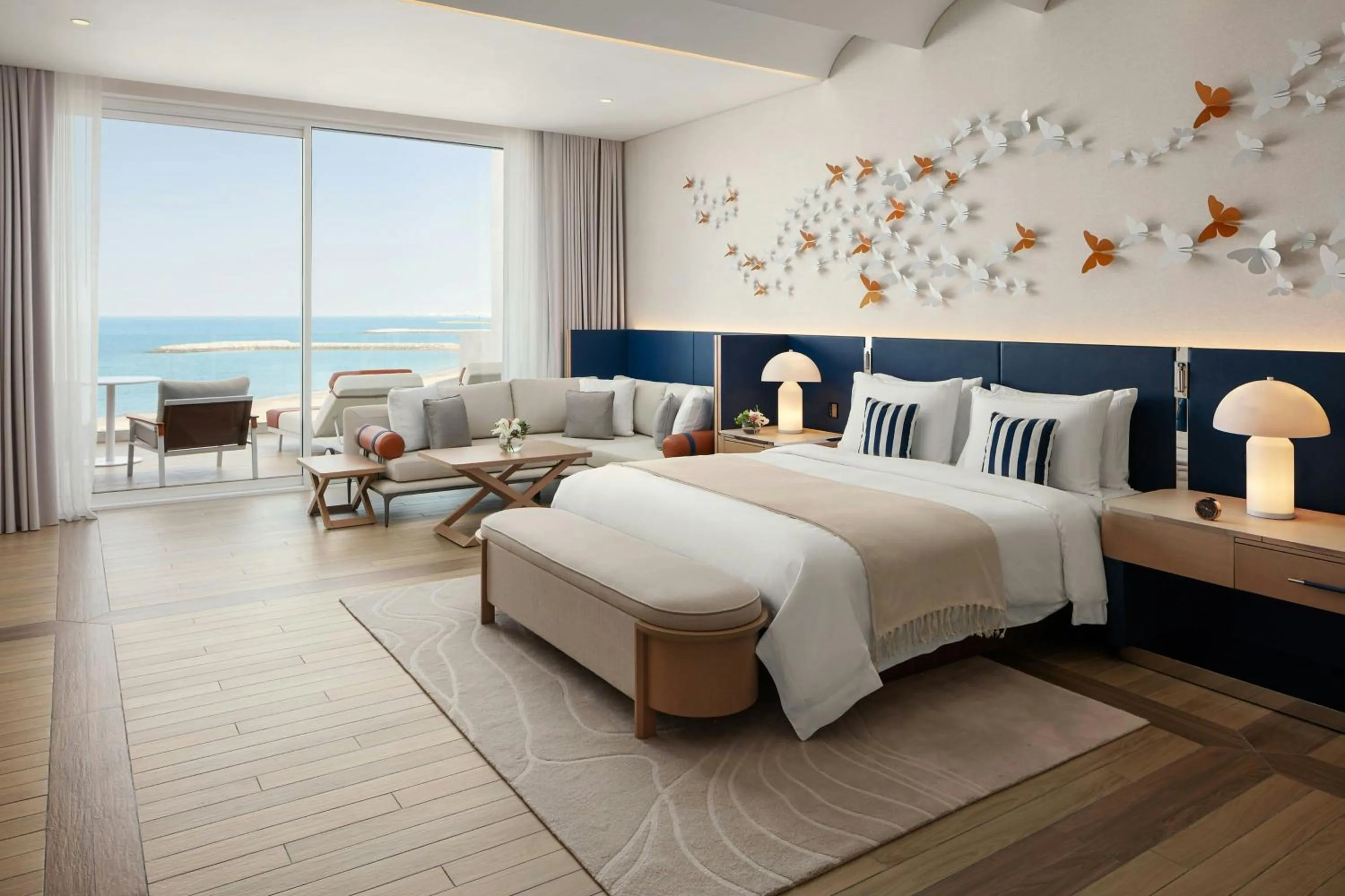 Bedroom, Bed in The St. Regis Al Mouj Muscat Resort