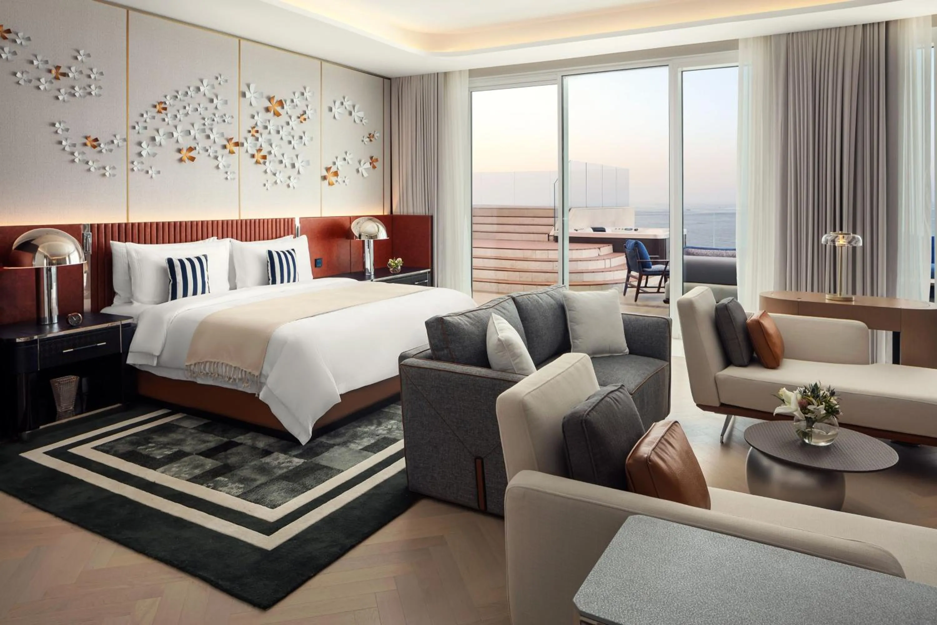 Bedroom, Bed in The St. Regis Al Mouj Muscat Resort