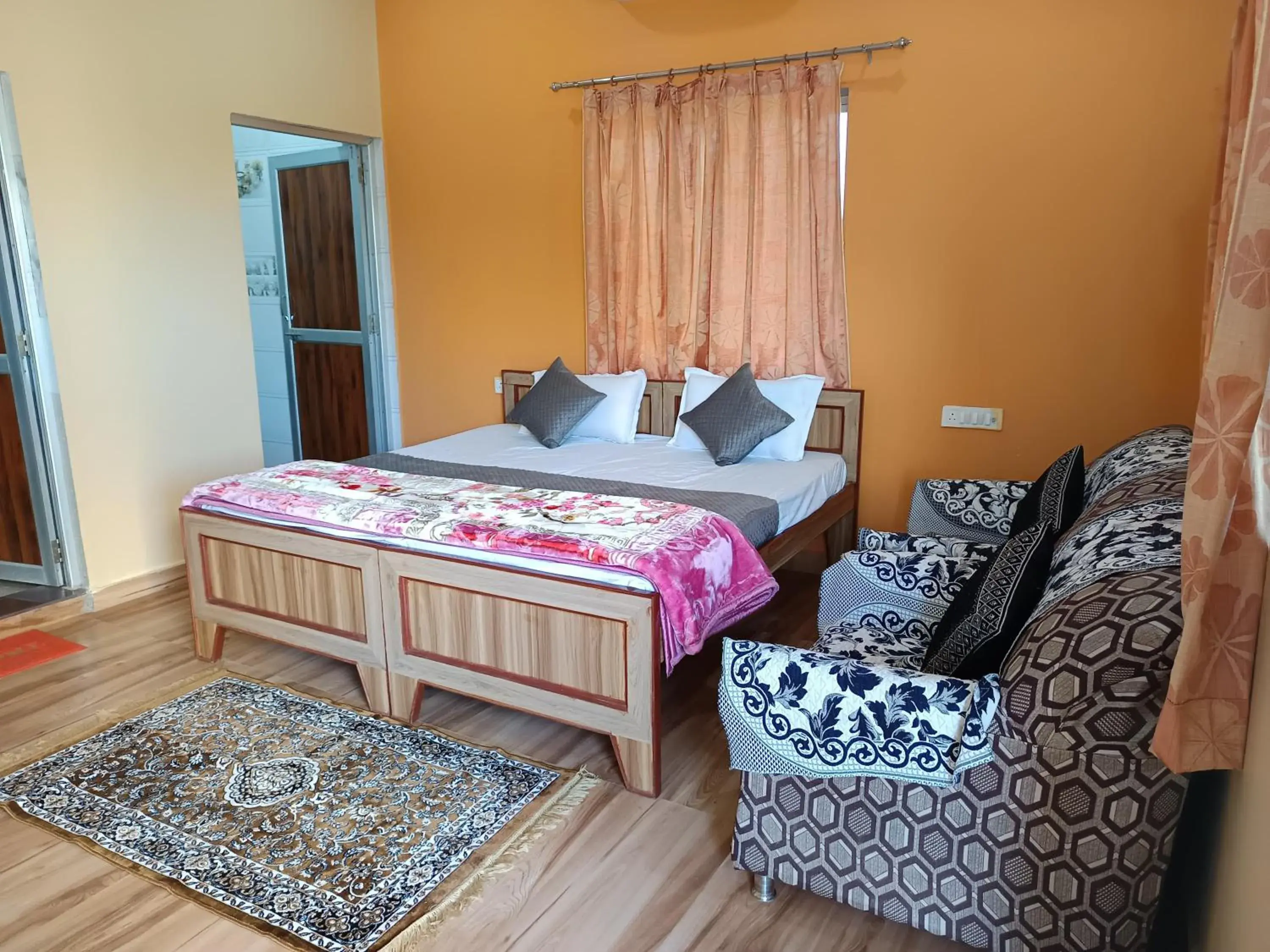 Bed in Yuvraj Nature Resort Bed in Yuvraj Nature Resort