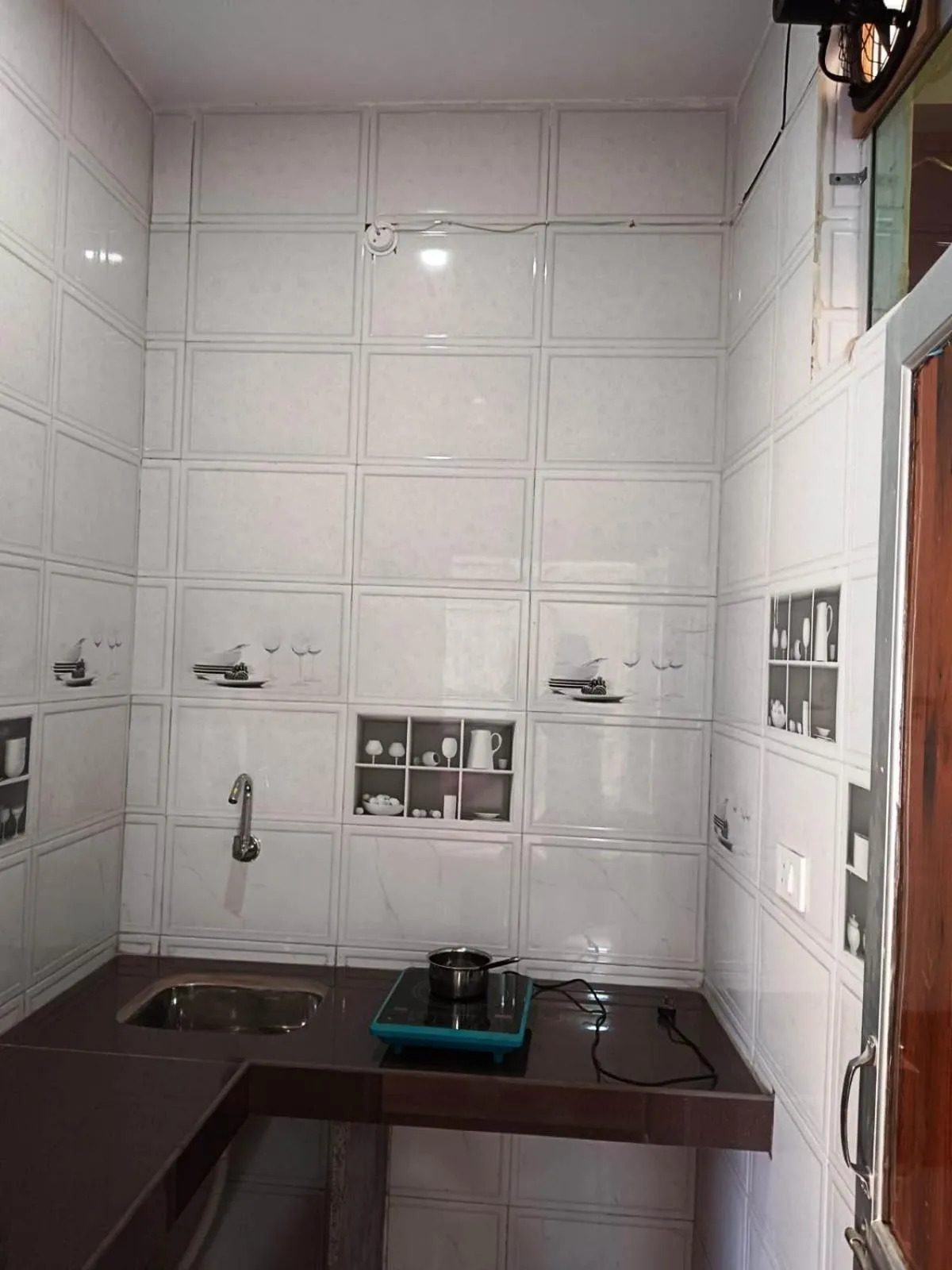 Kitchen or kitchenette in Yuvraj Nature Resort