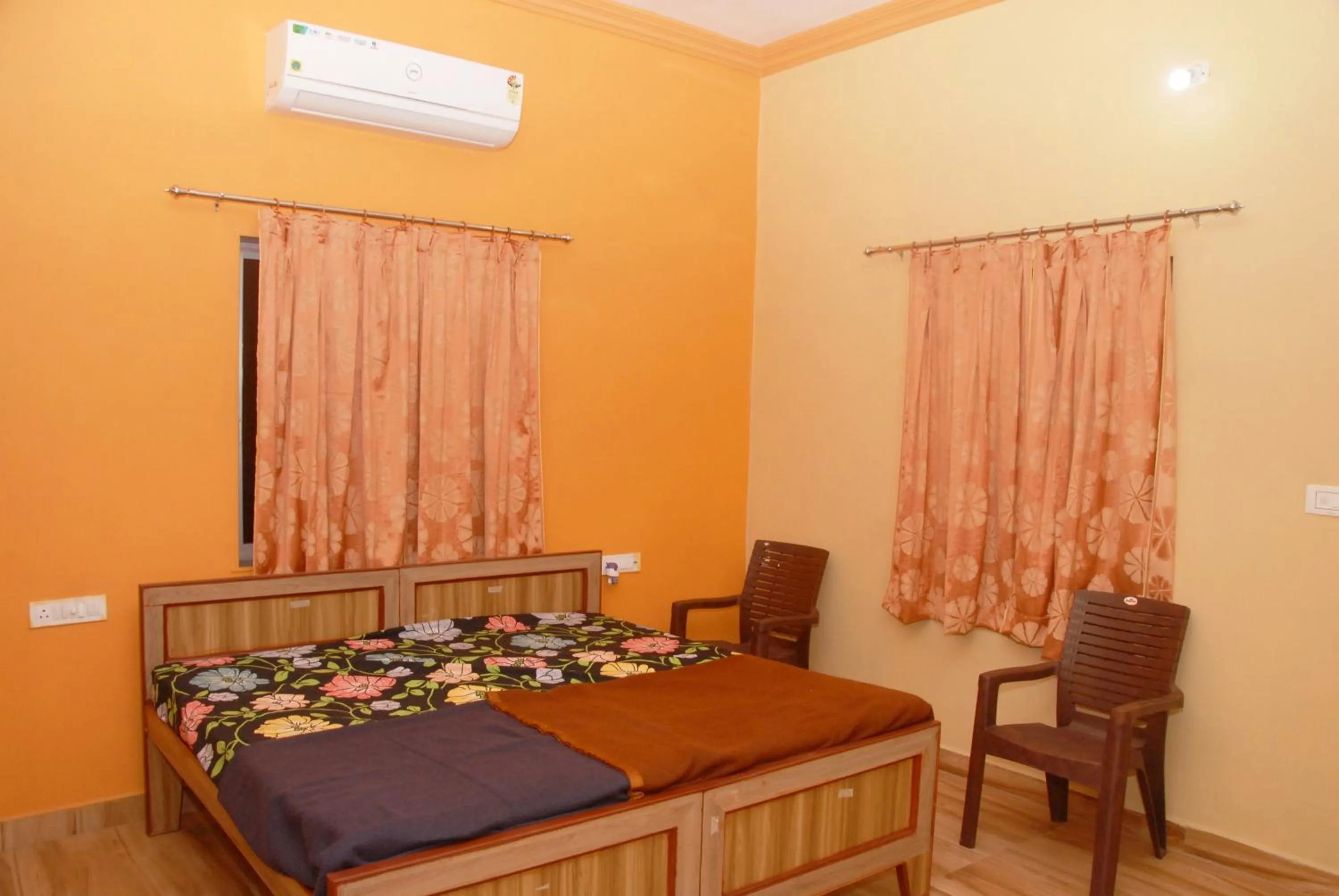 Bed in Yuvraj Nature Resort