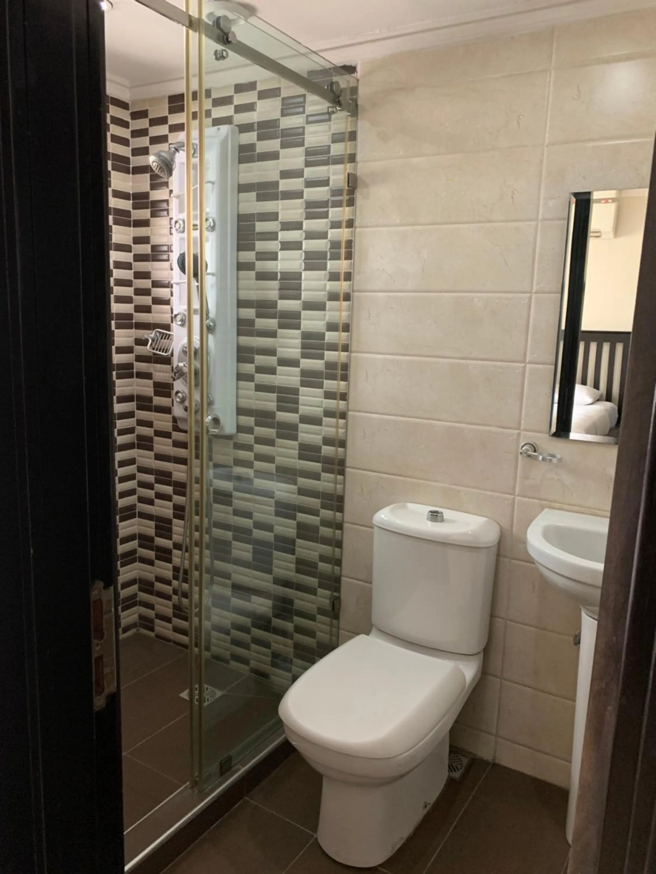 Shower in Emem Court - The Emem Apartment Collections