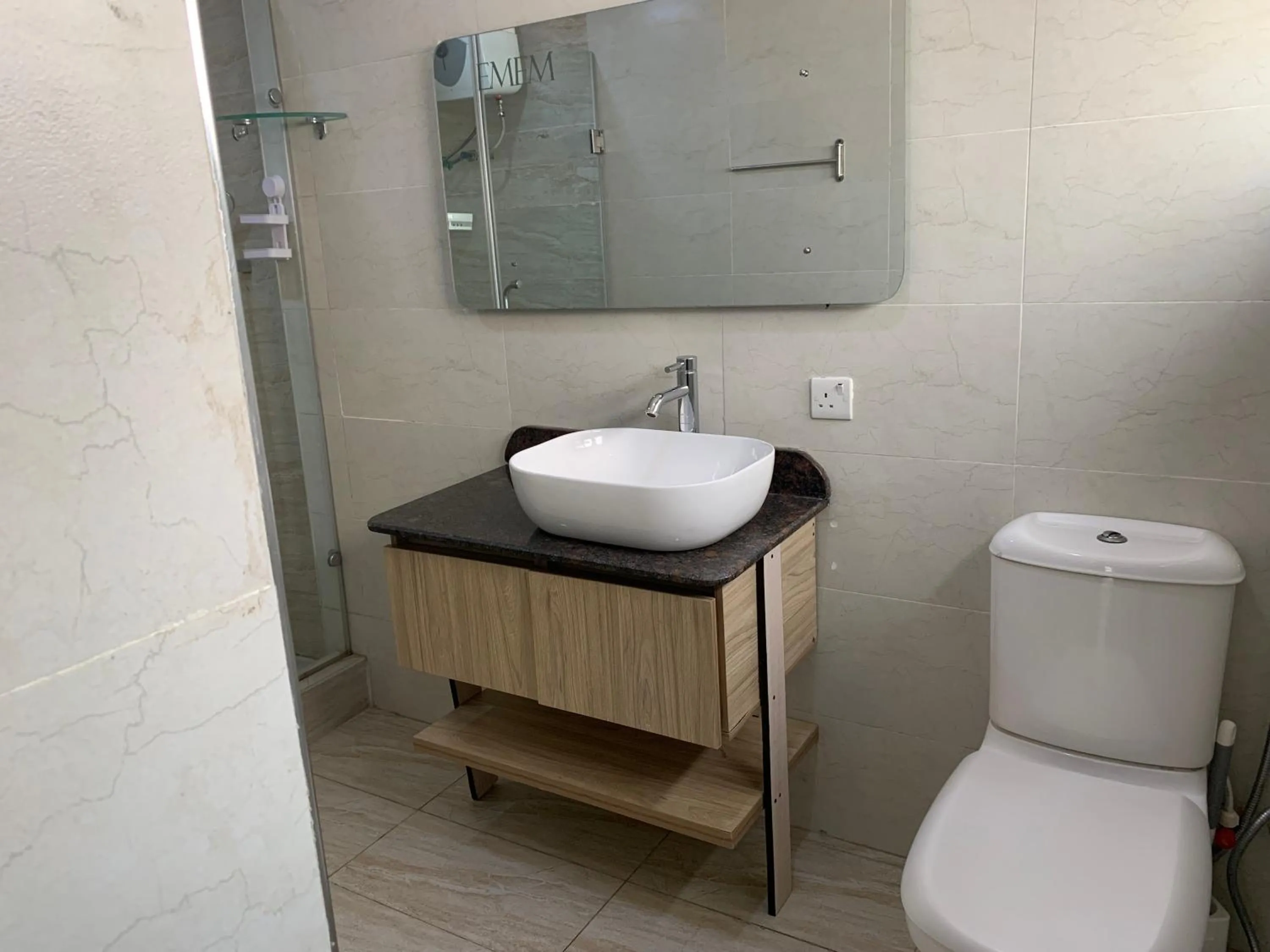 Toilet in Emem Court - The Emem Apartment Collections