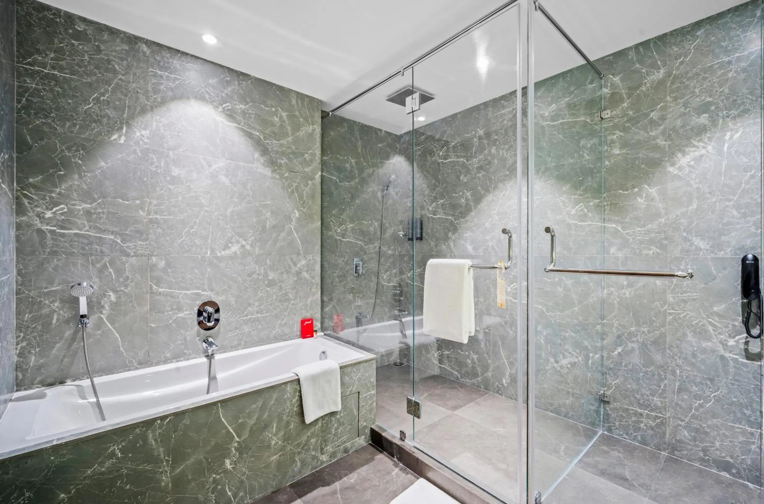 Bathroom in Grand Vijayawada by GRT Hotels Bathroom in Grand Vijayawada by GRT Hotels