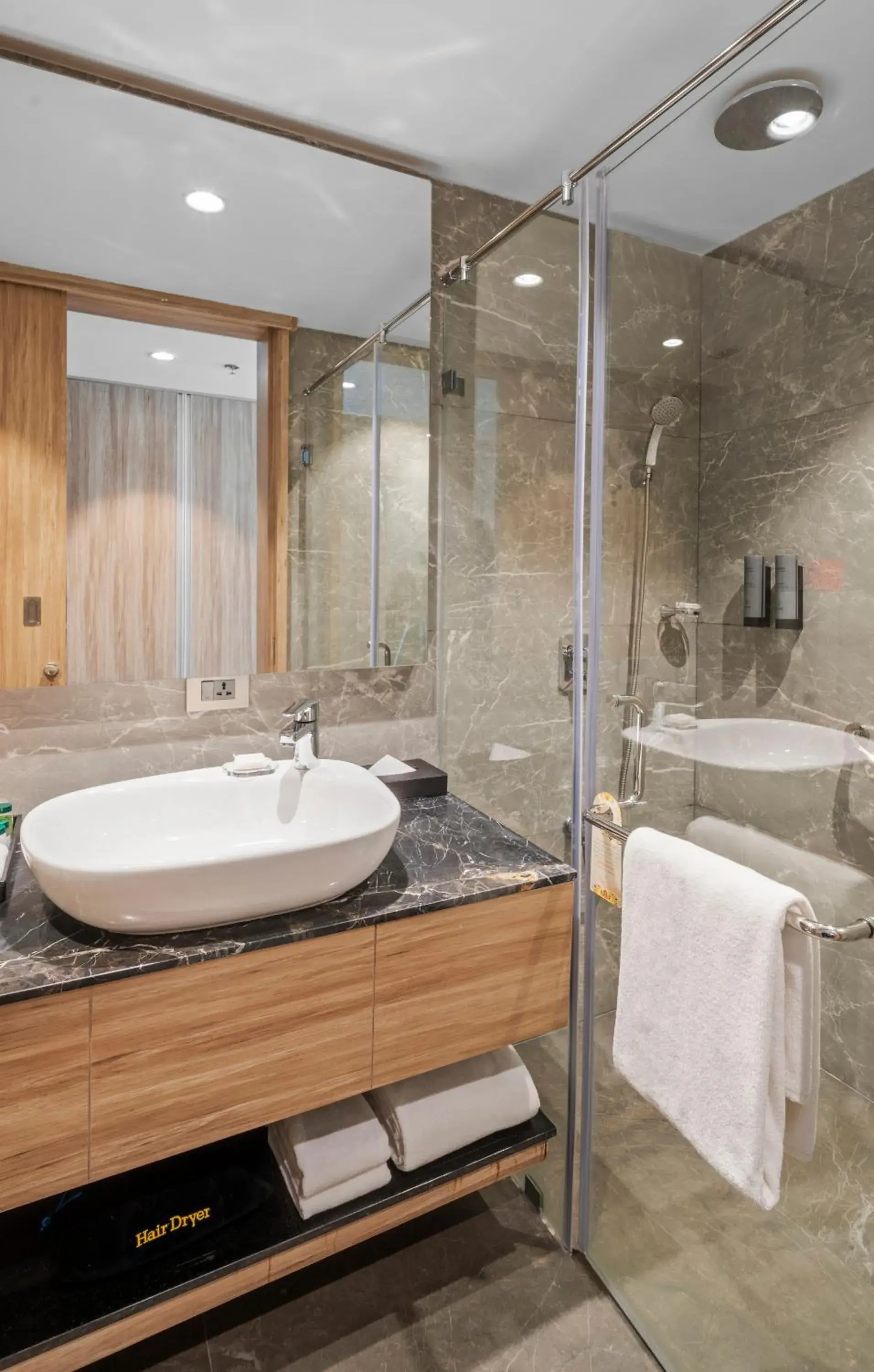 Bathroom in Grand Vijayawada by GRT Hotels Bathroom in Grand Vijayawada by GRT Hotels