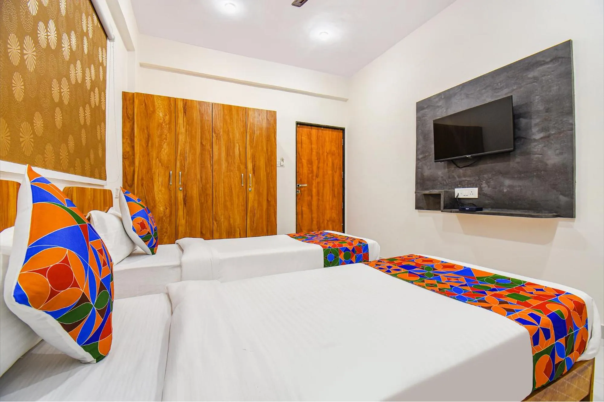 Bed in FabHotel Prime Esta Inn - Nr Twin Tower, Viman Nagar