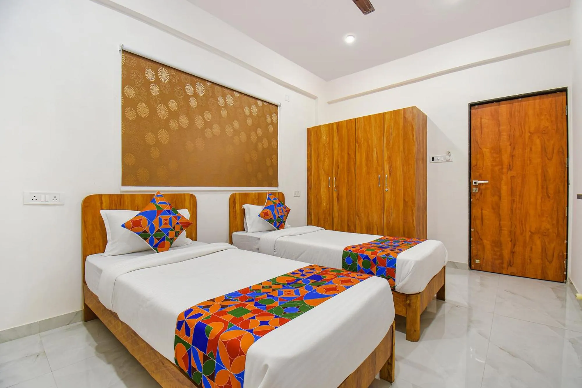 Bed in FabHotel Prime Esta Inn - Nr Twin Tower, Viman Nagar