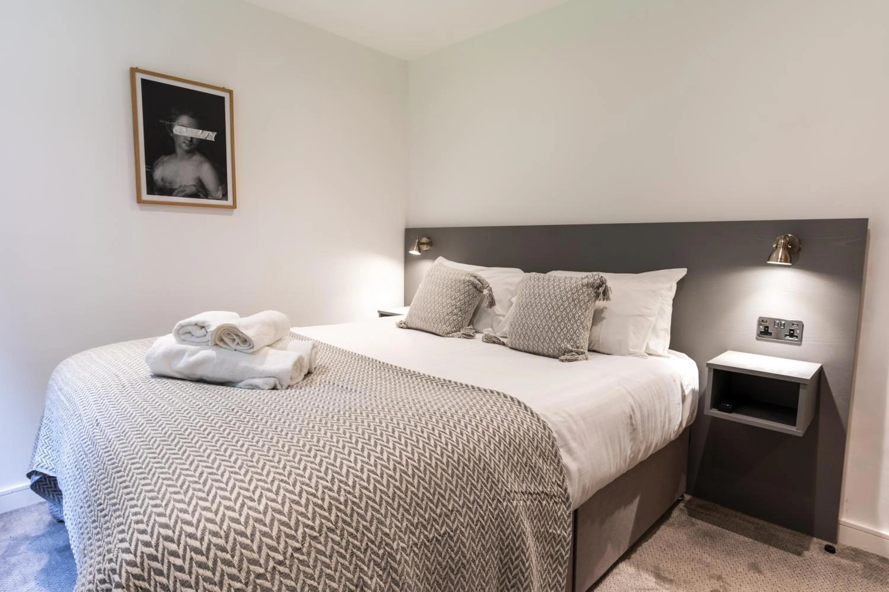 Bed in Marian Resort And Spa
