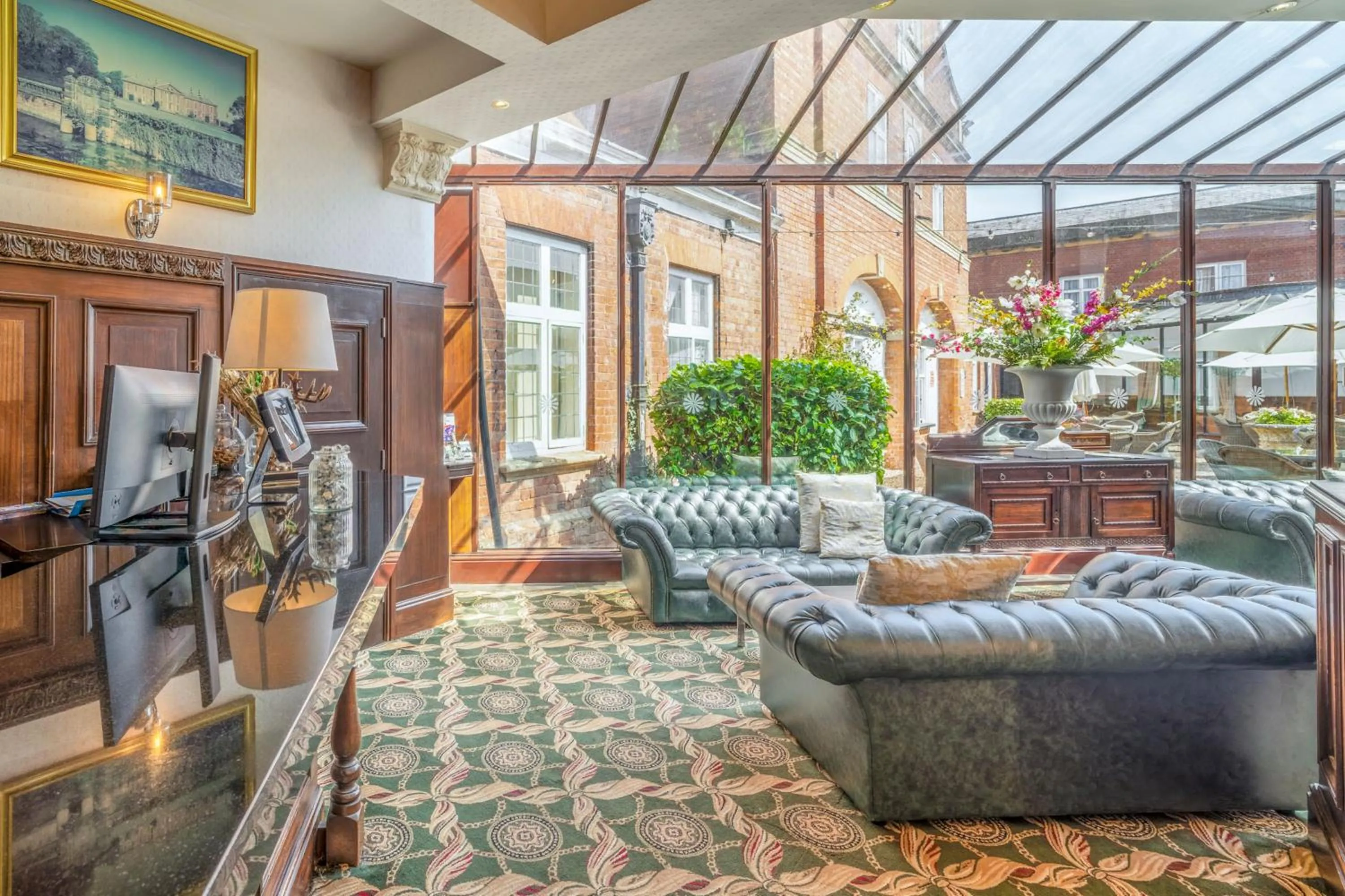 Lobby or reception in Bosworth Hall Hotel