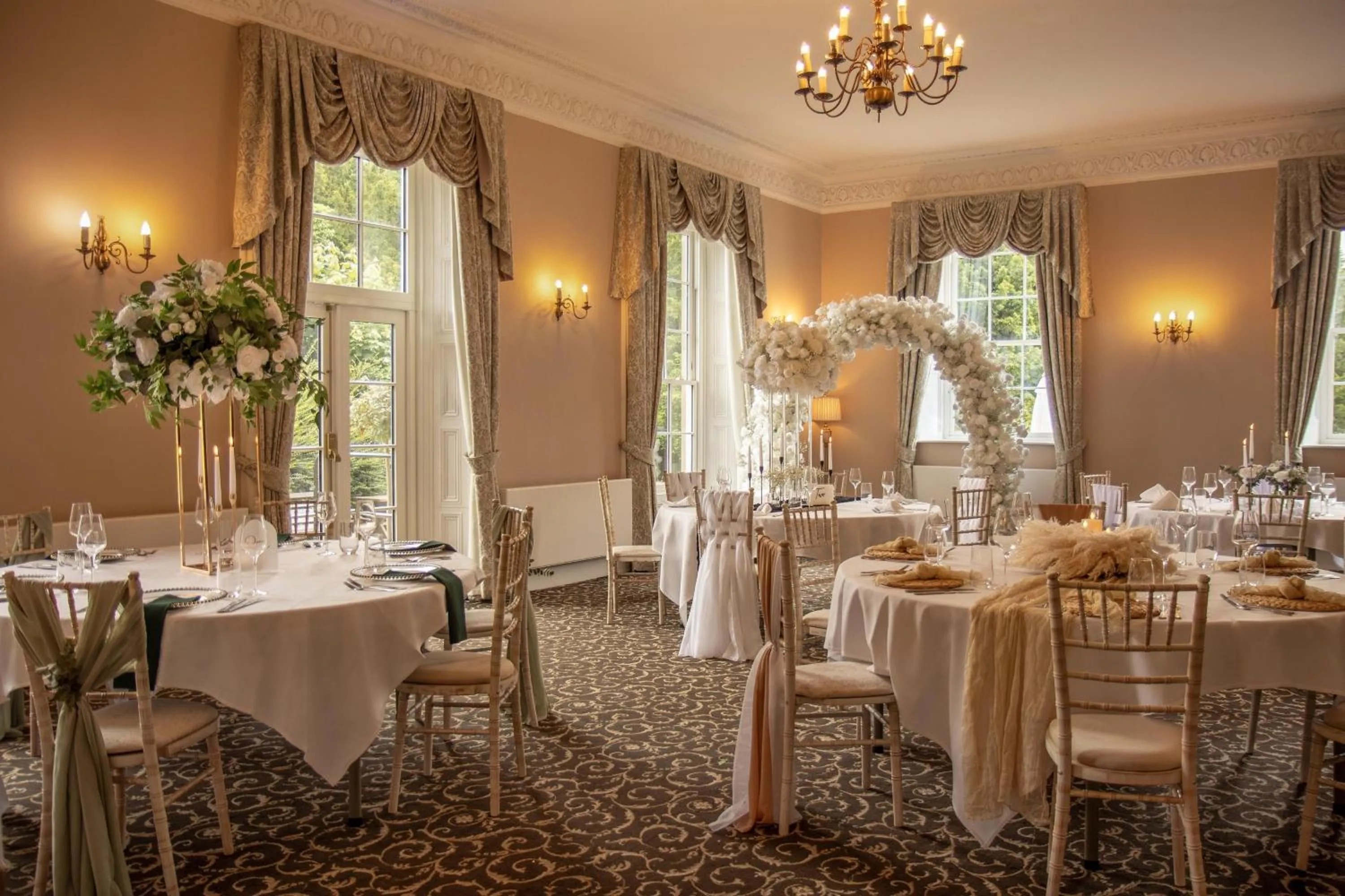 wedding in Bosworth Hall Hotel