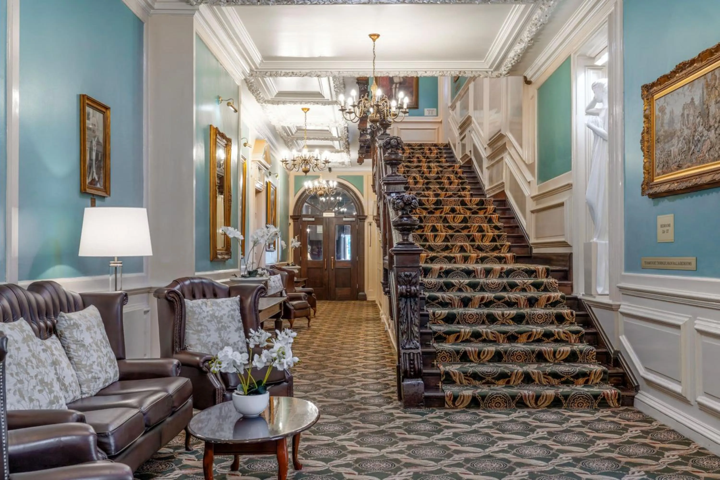 Seating area in Bosworth Hall Hotel