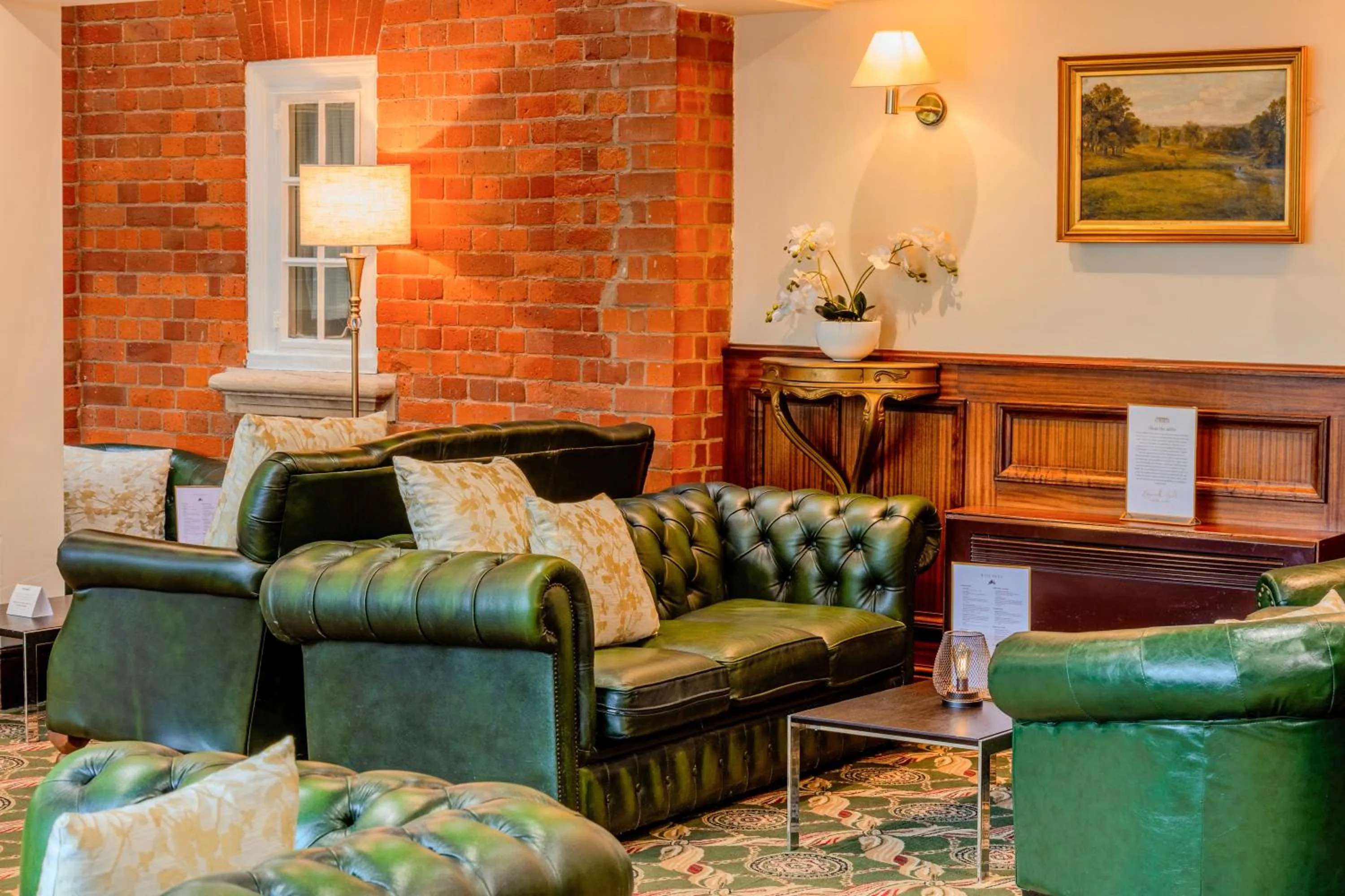 Living room in Bosworth Hall Hotel