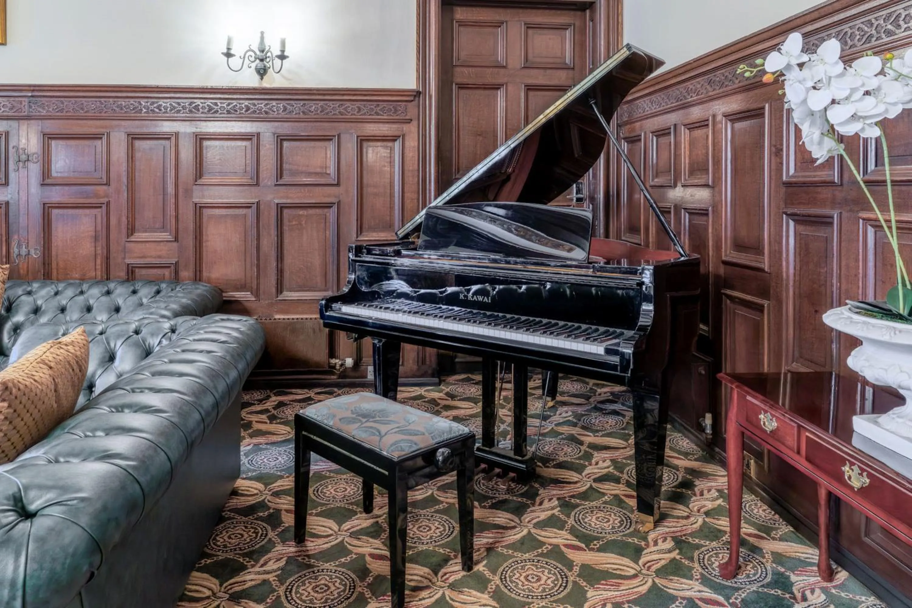 Seating area in Bosworth Hall Hotel