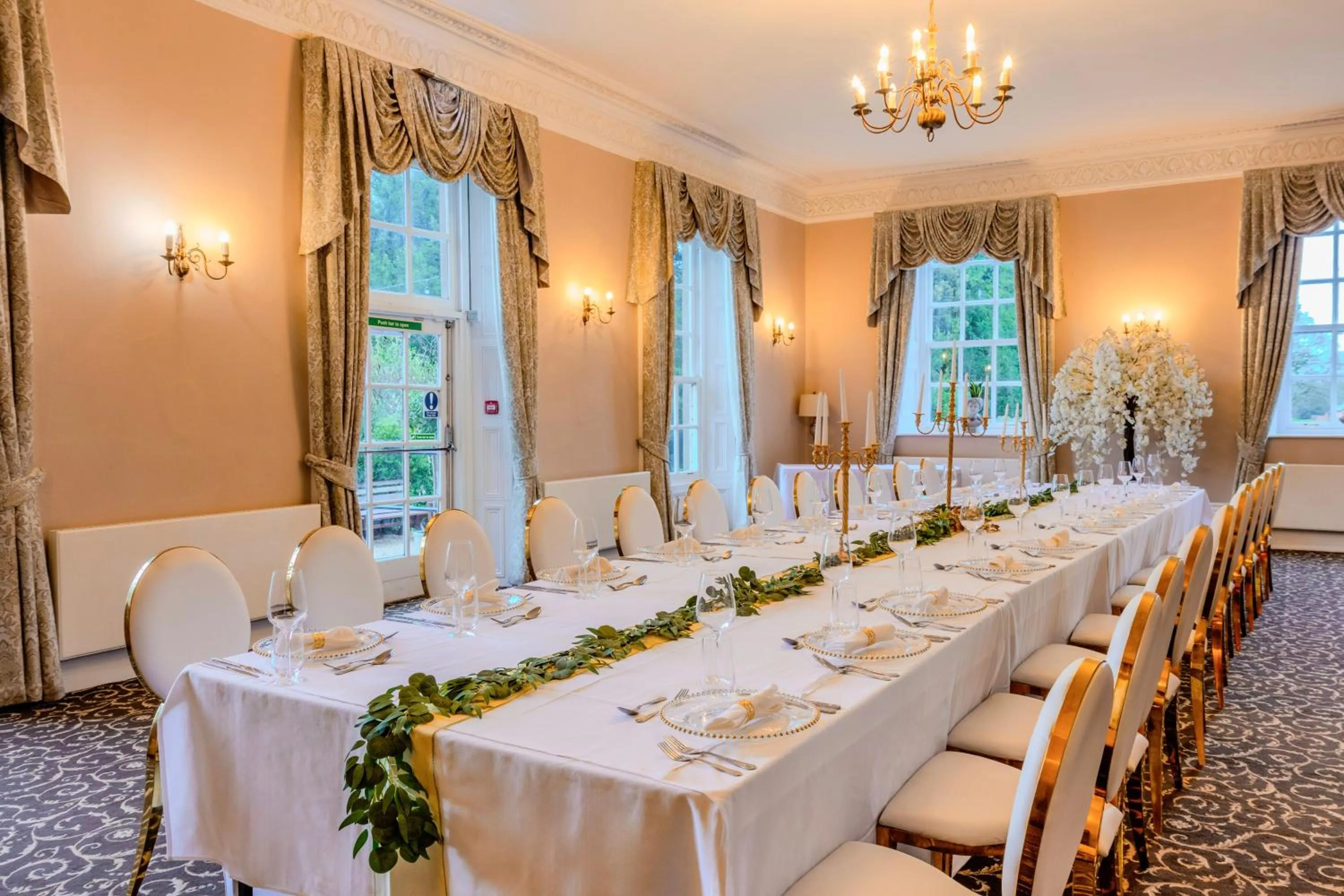 wedding in Bosworth Hall Hotel