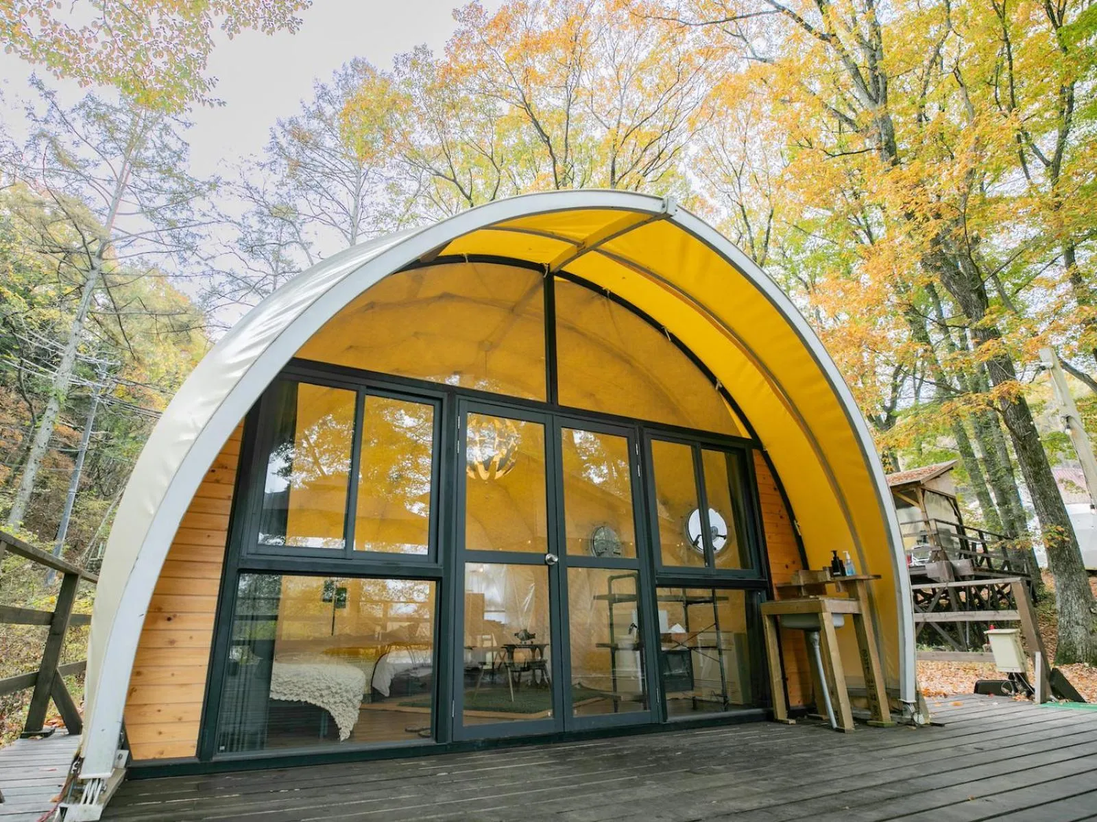 Property building in Nagano GLAMPINGBASE enCamp