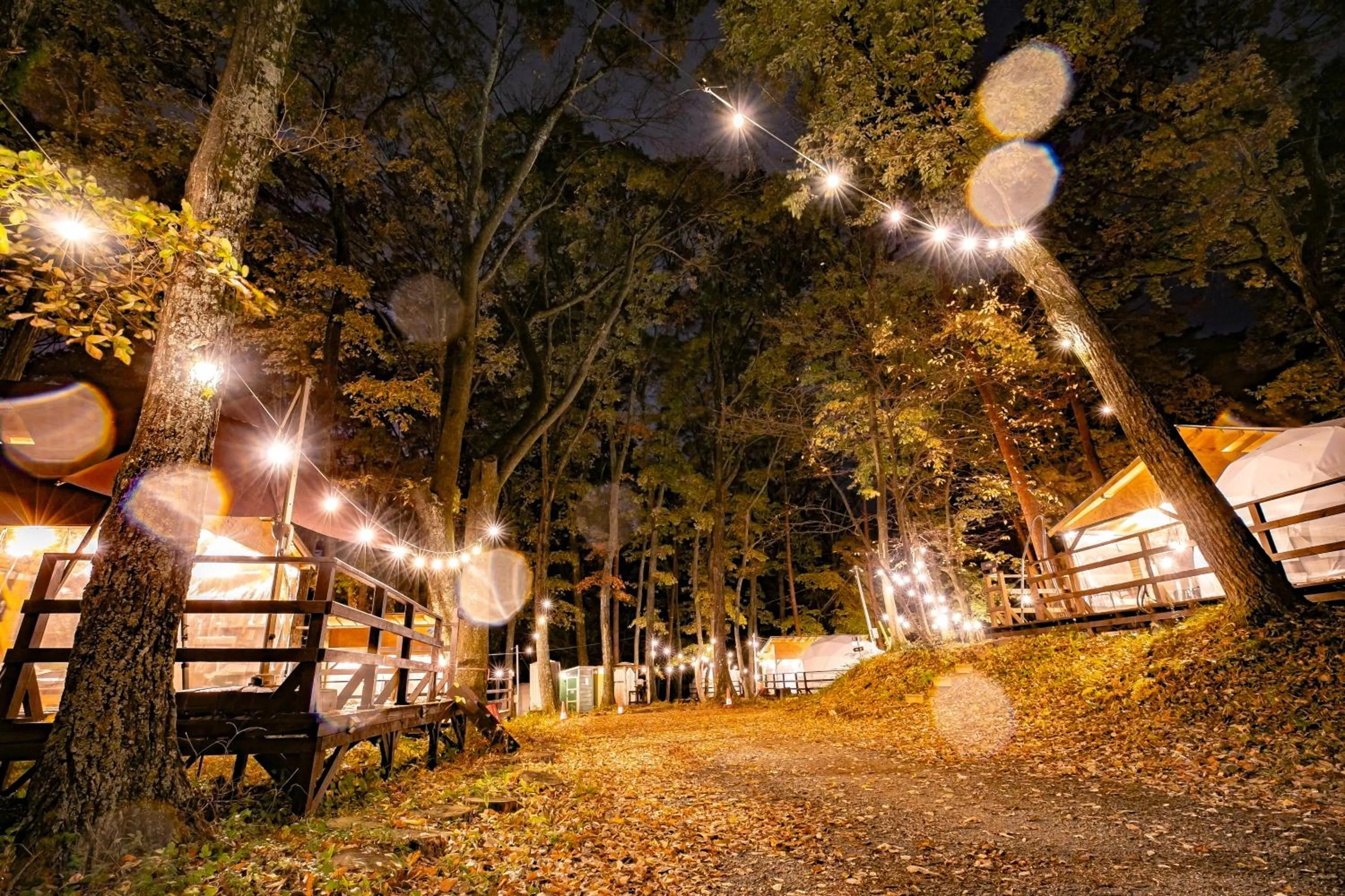 Night in Nagano GLAMPINGBASE enCamp