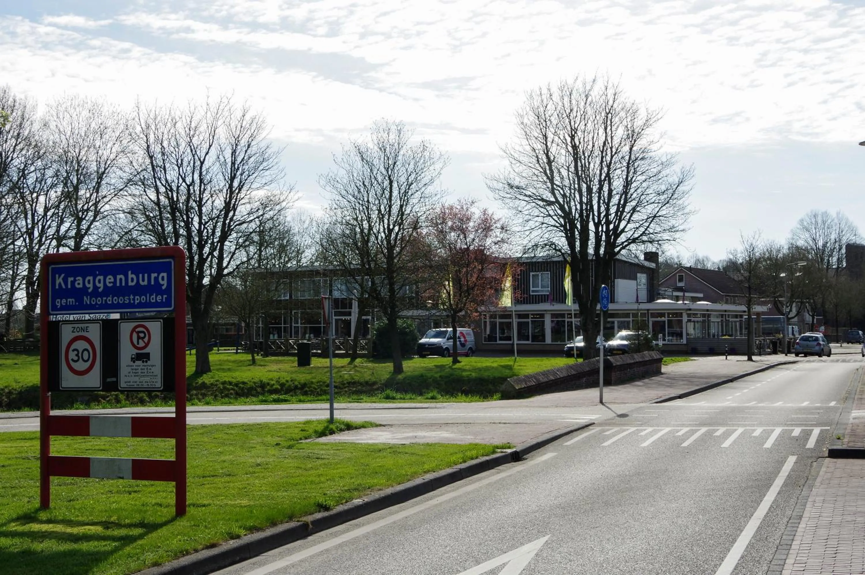 Property building in Hotel and Restaurant van Saaze