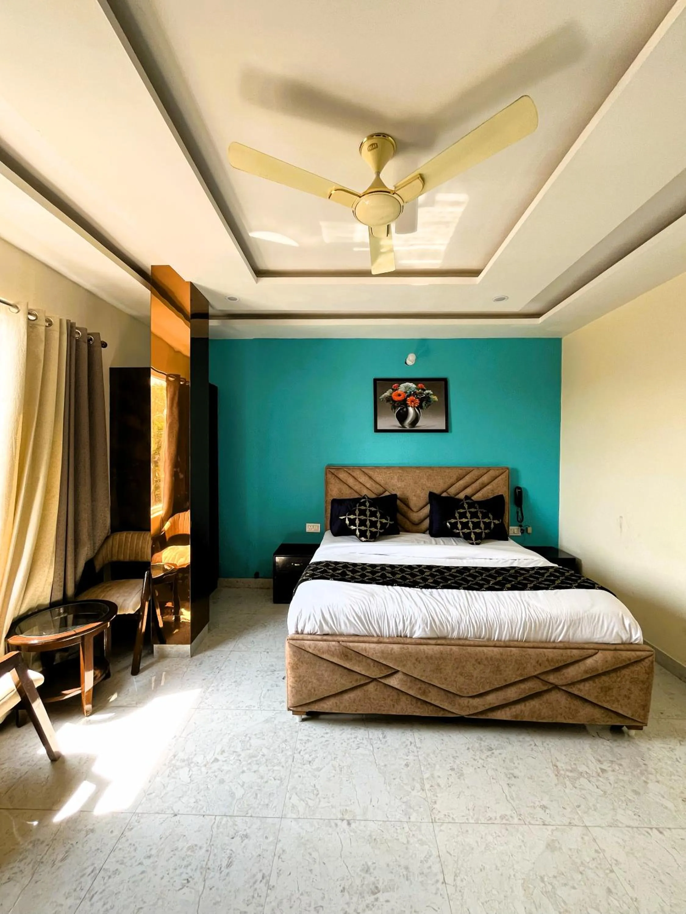 Bed in Hotel Grand Parador