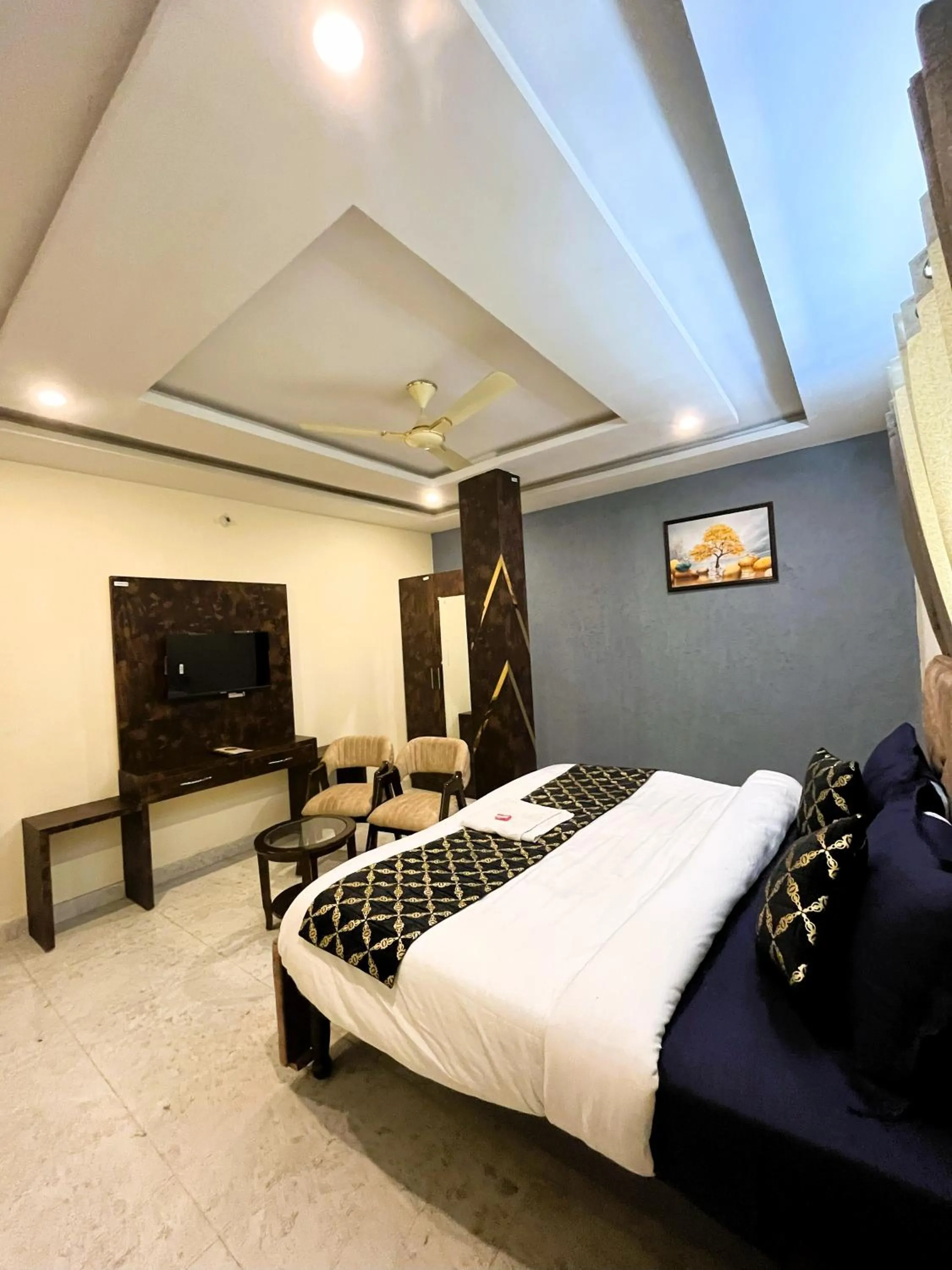 Bed in Hotel Grand Parador