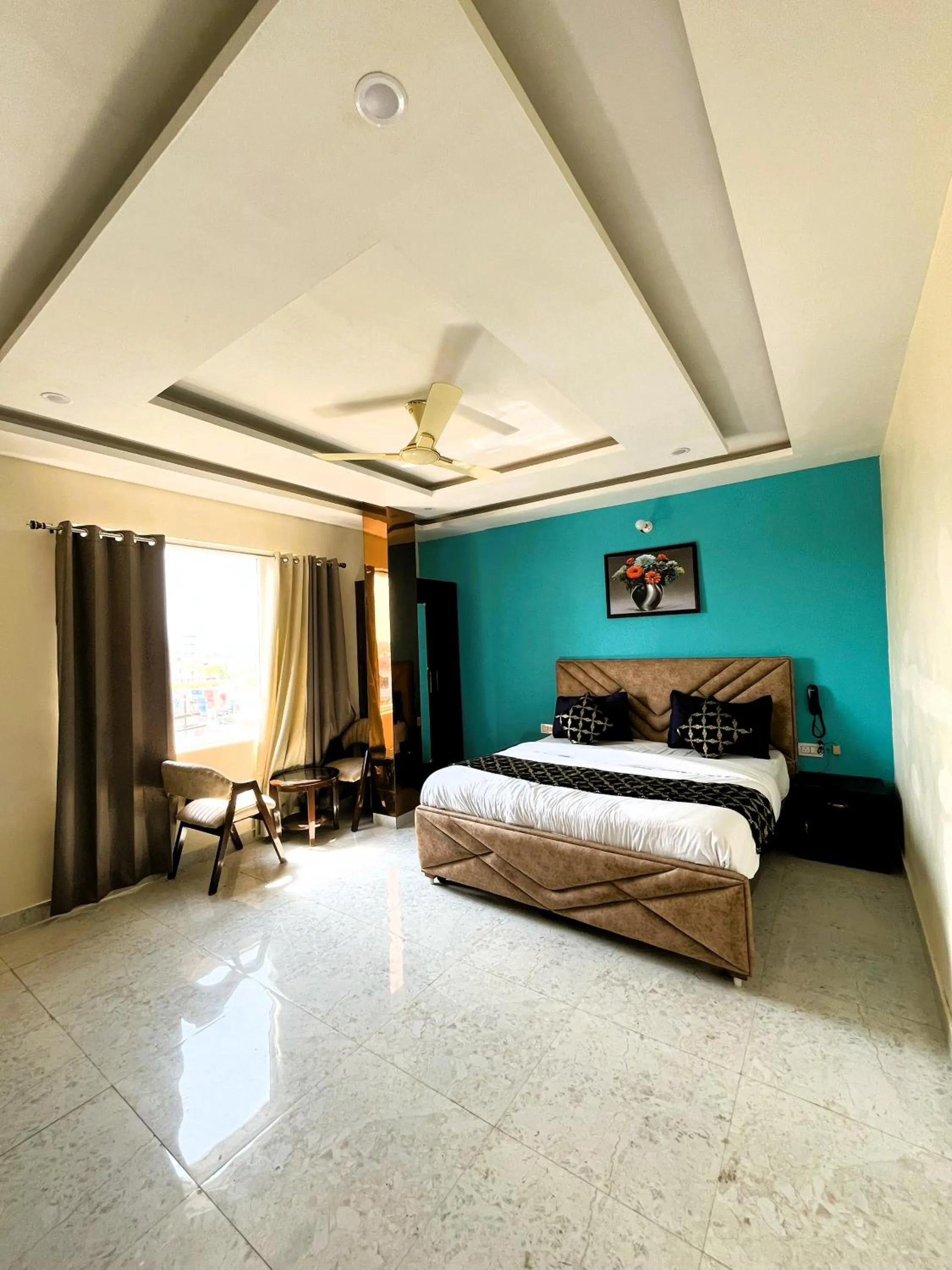 Bed in Hotel Grand Parador