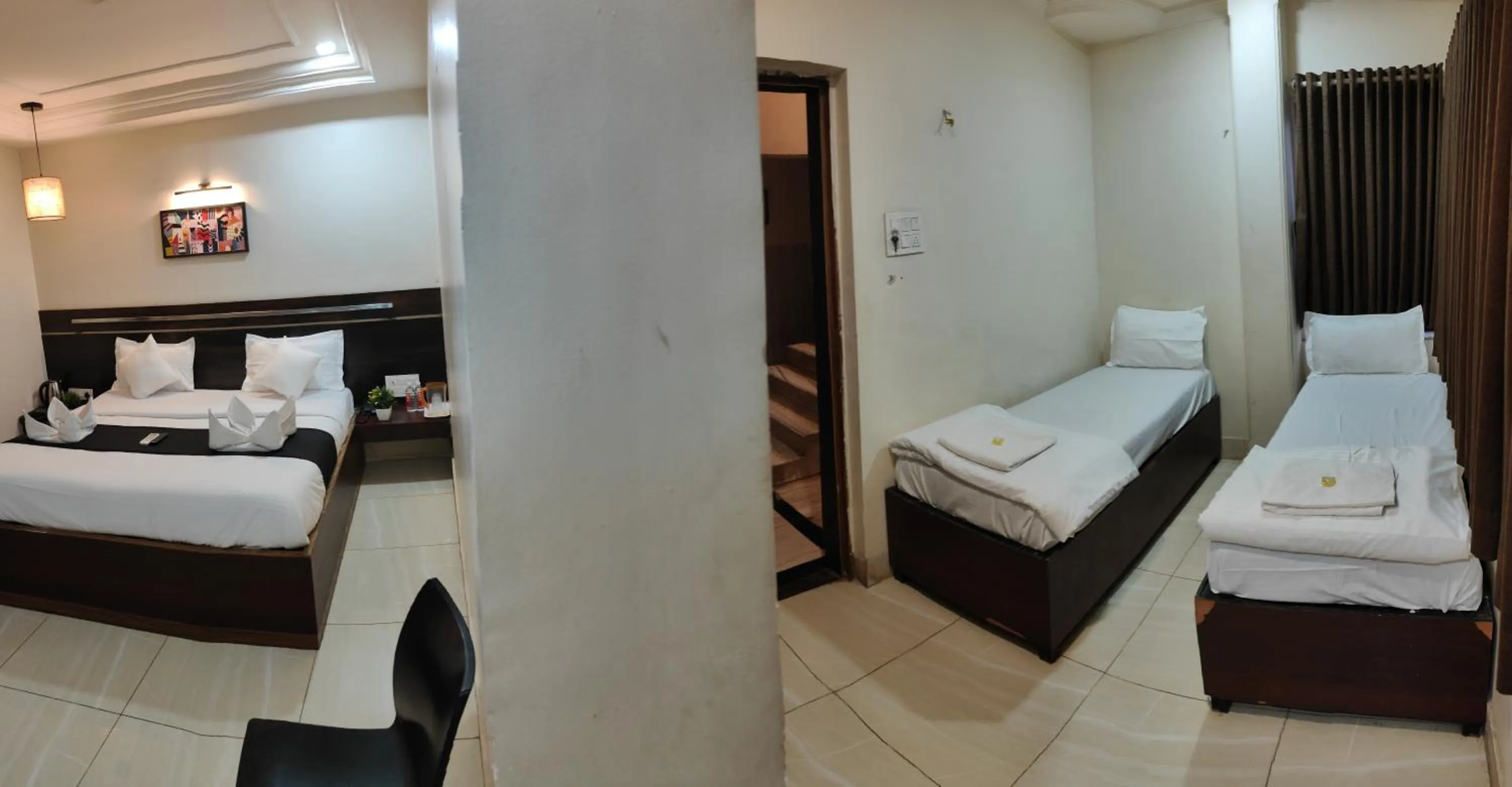 Photo of the whole room, Bed in Hotel Shirdi Park Inn 80 Meters From Sai Samadhi Temple