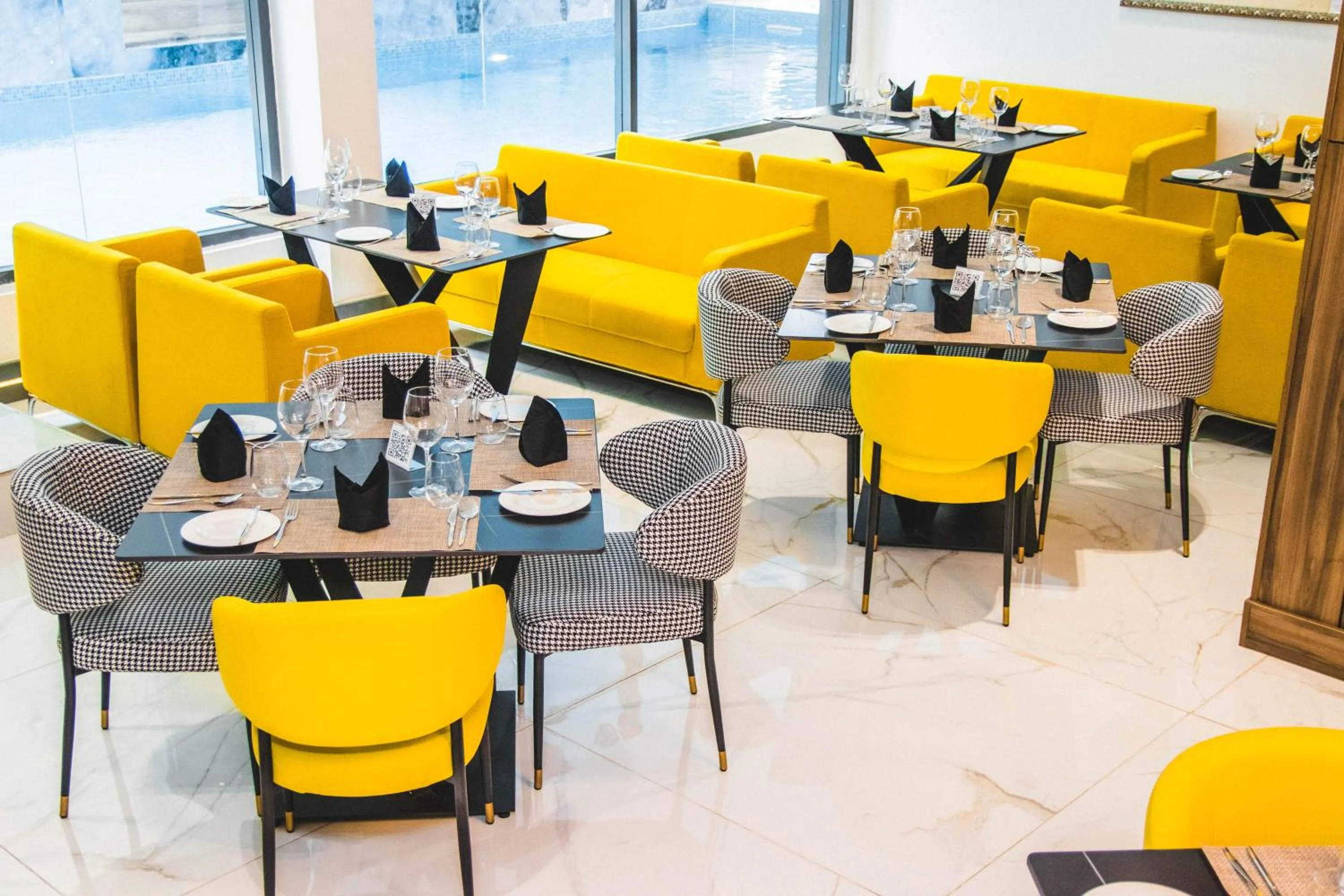 Restaurant/places to eat in The Safron Hotel