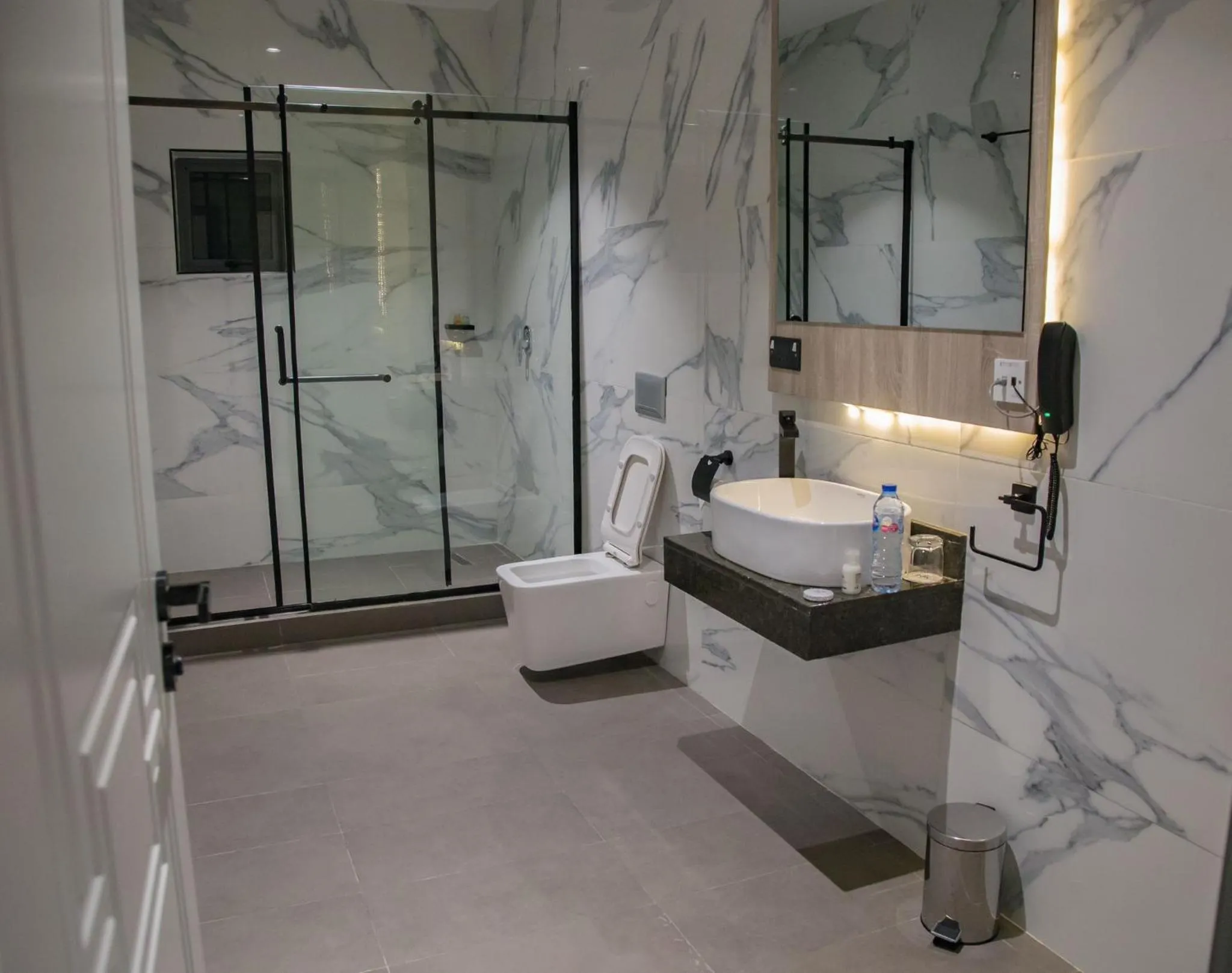Shower in The Safron Hotel