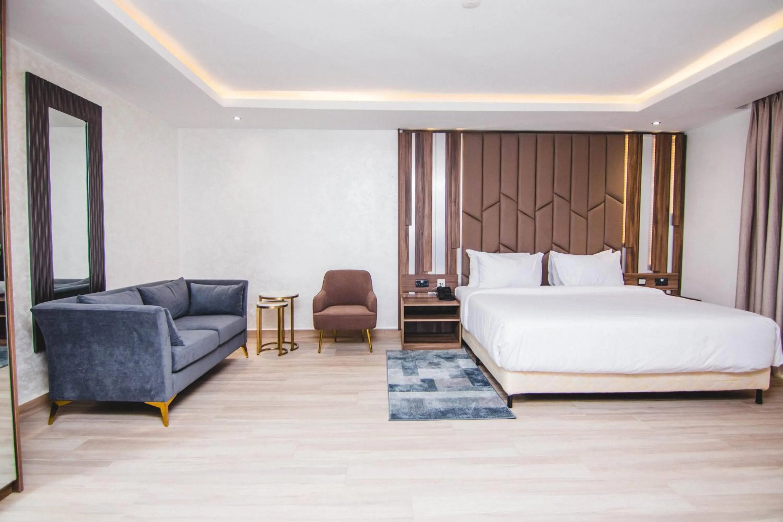 Bed in The Safron Hotel
