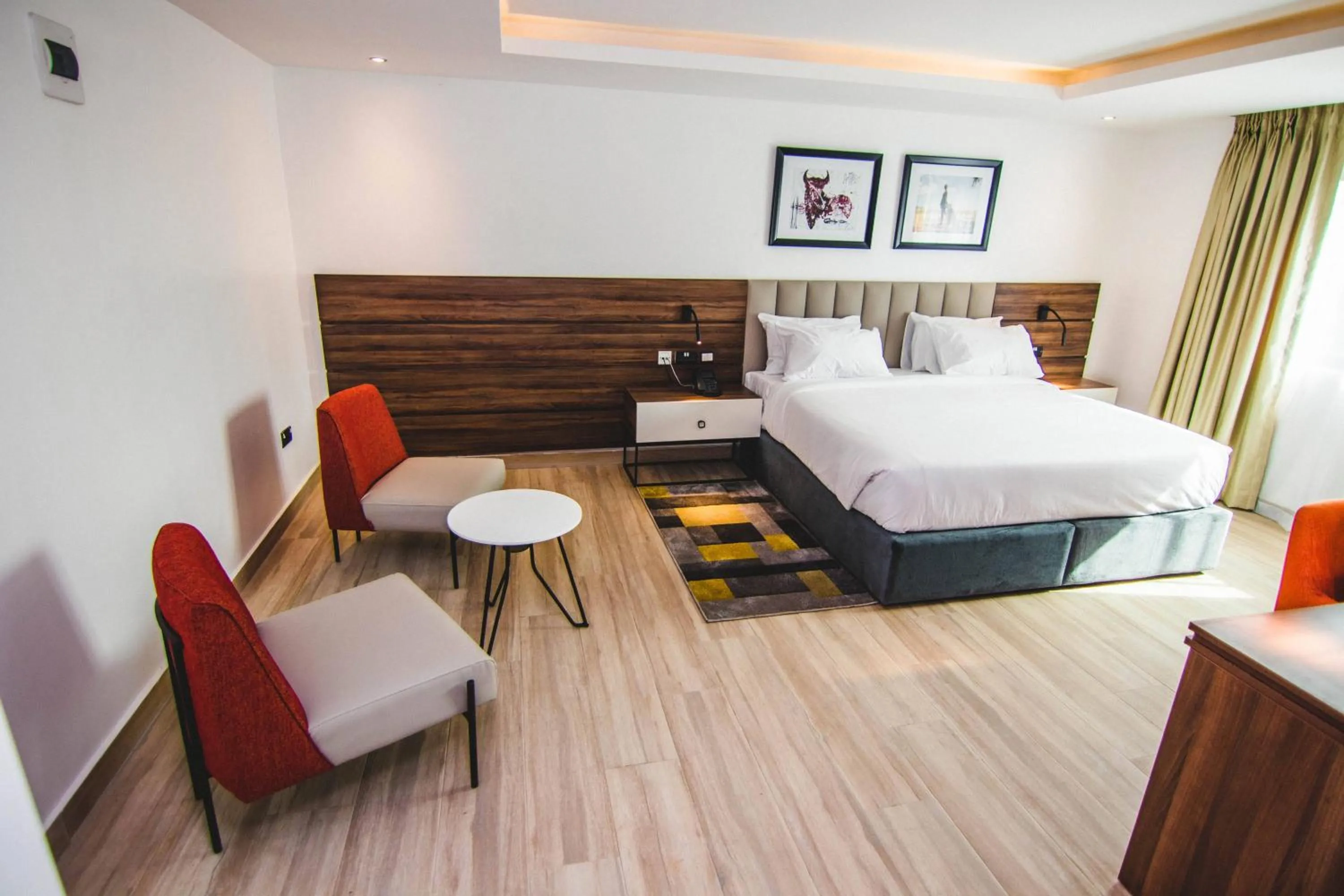 Bed in The Safron Hotel