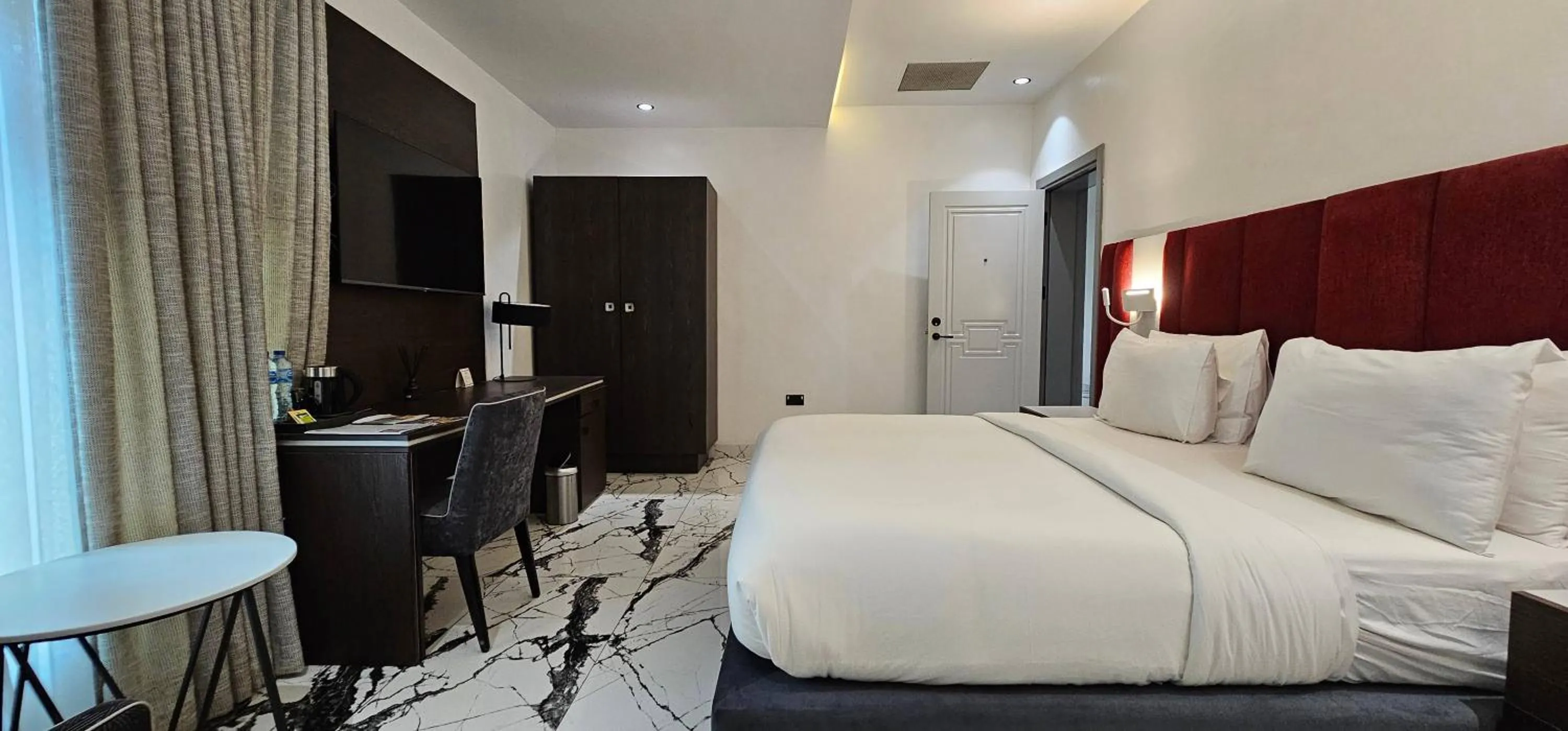 Bed in The Safron Hotel