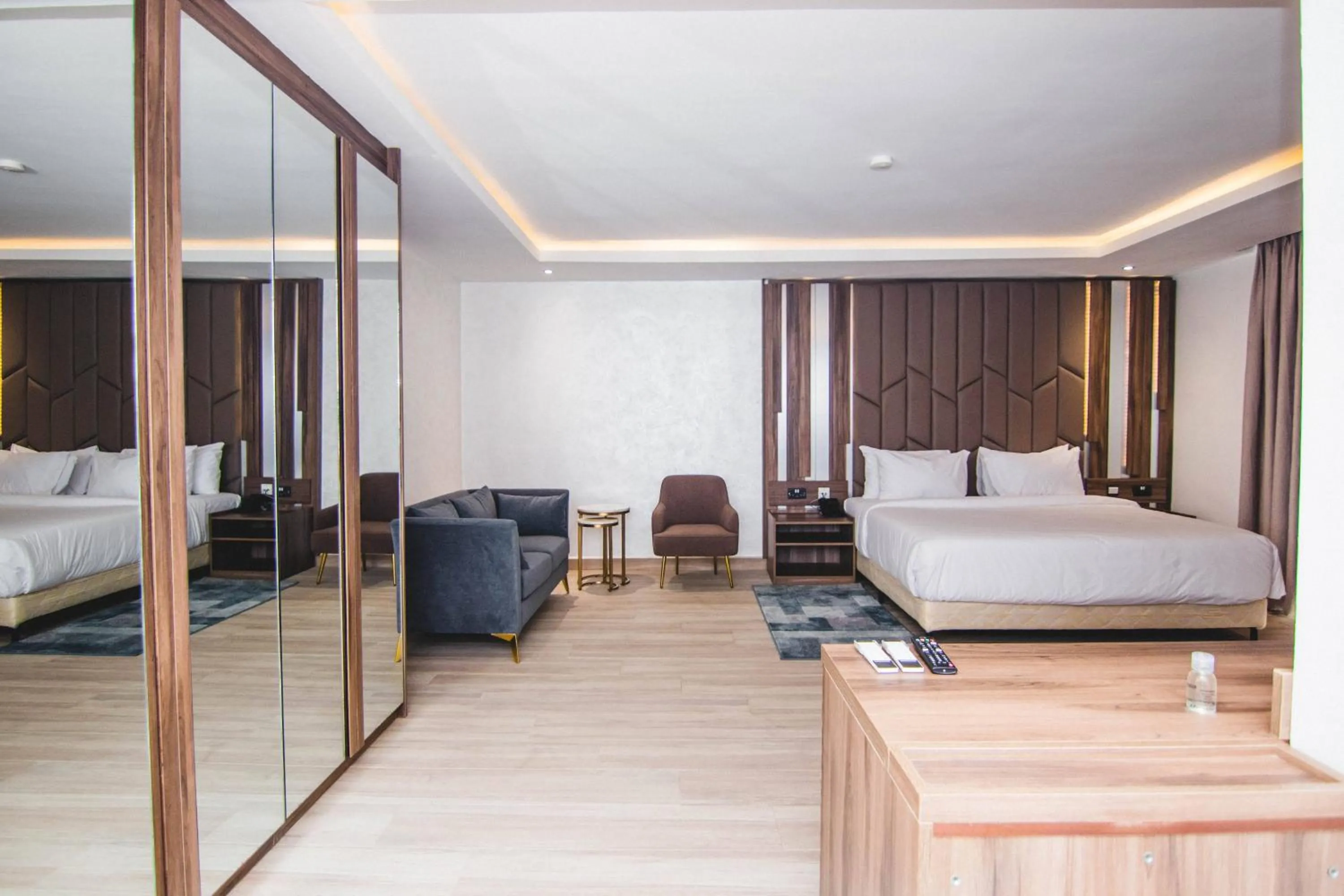 Bed in The Safron Hotel