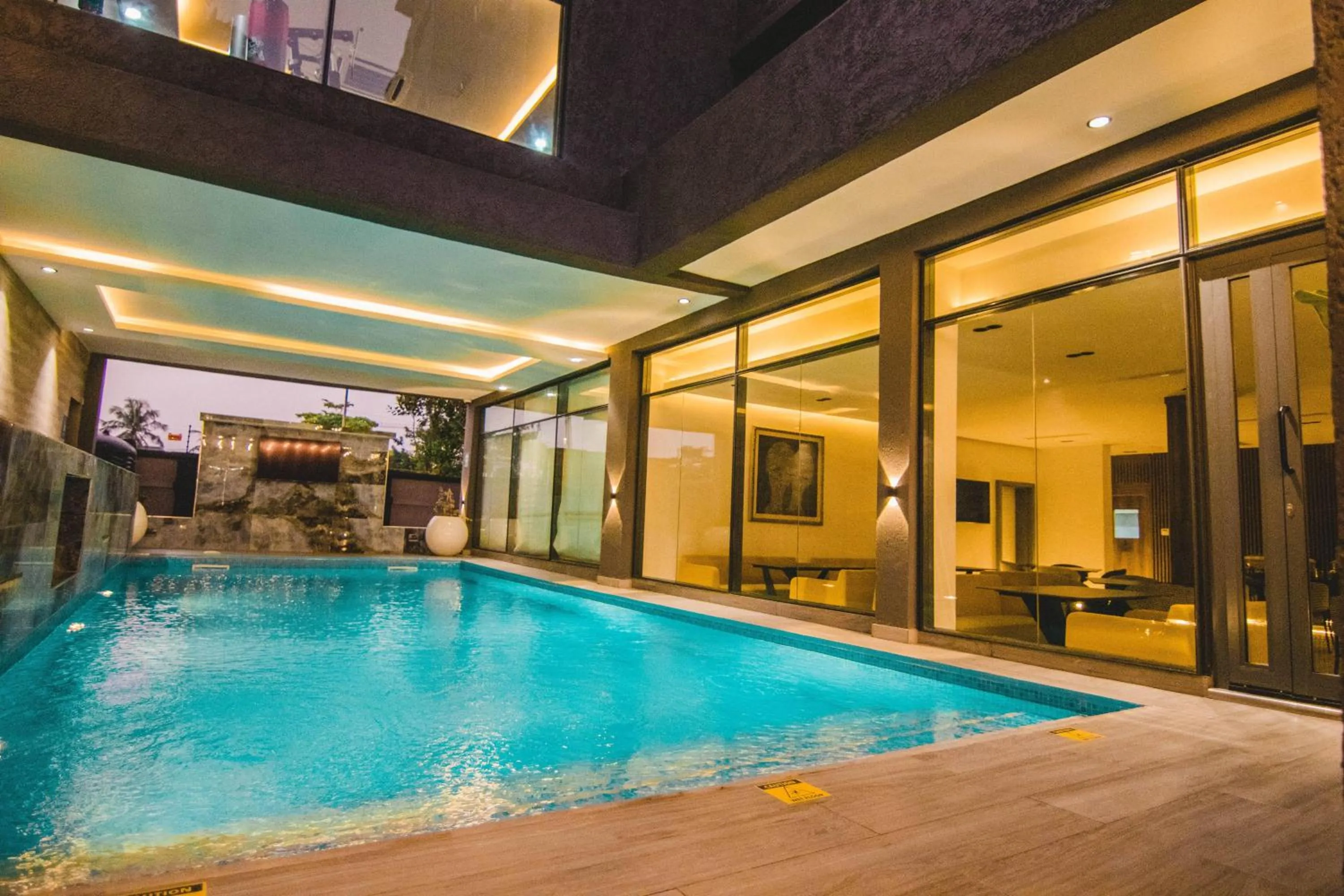 Pool view in The Safron Hotel