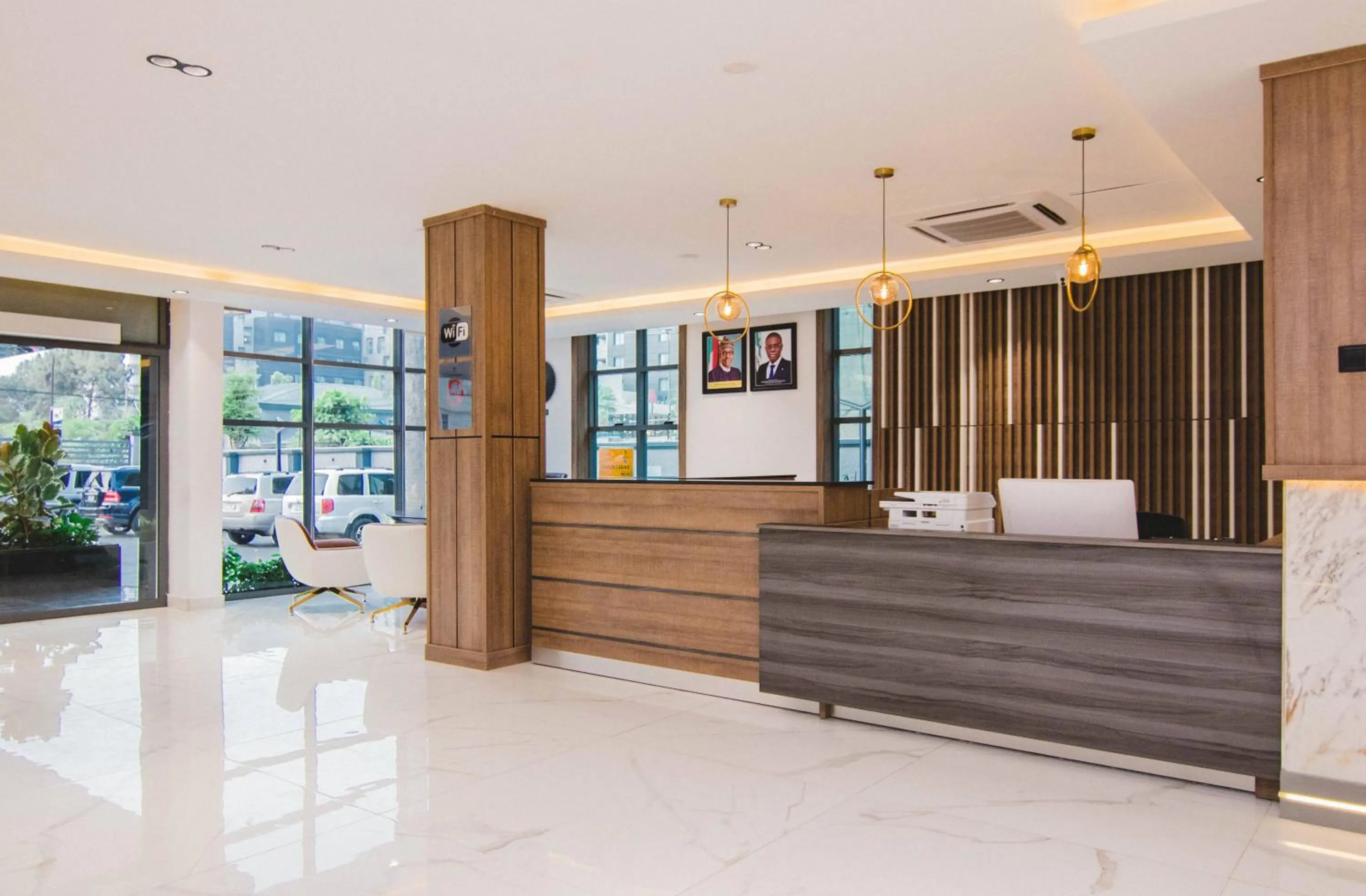 Lobby or reception in The Safron Hotel